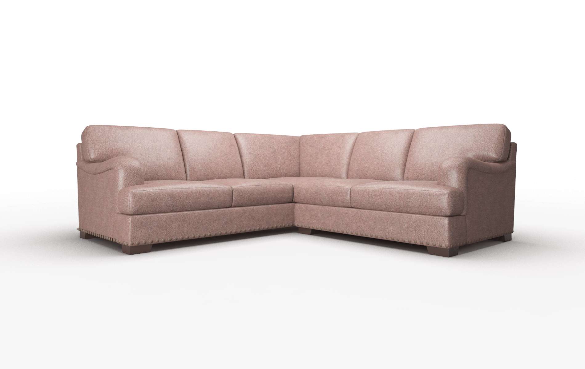 Brighton Ford Brown Sectional espresso legs 1