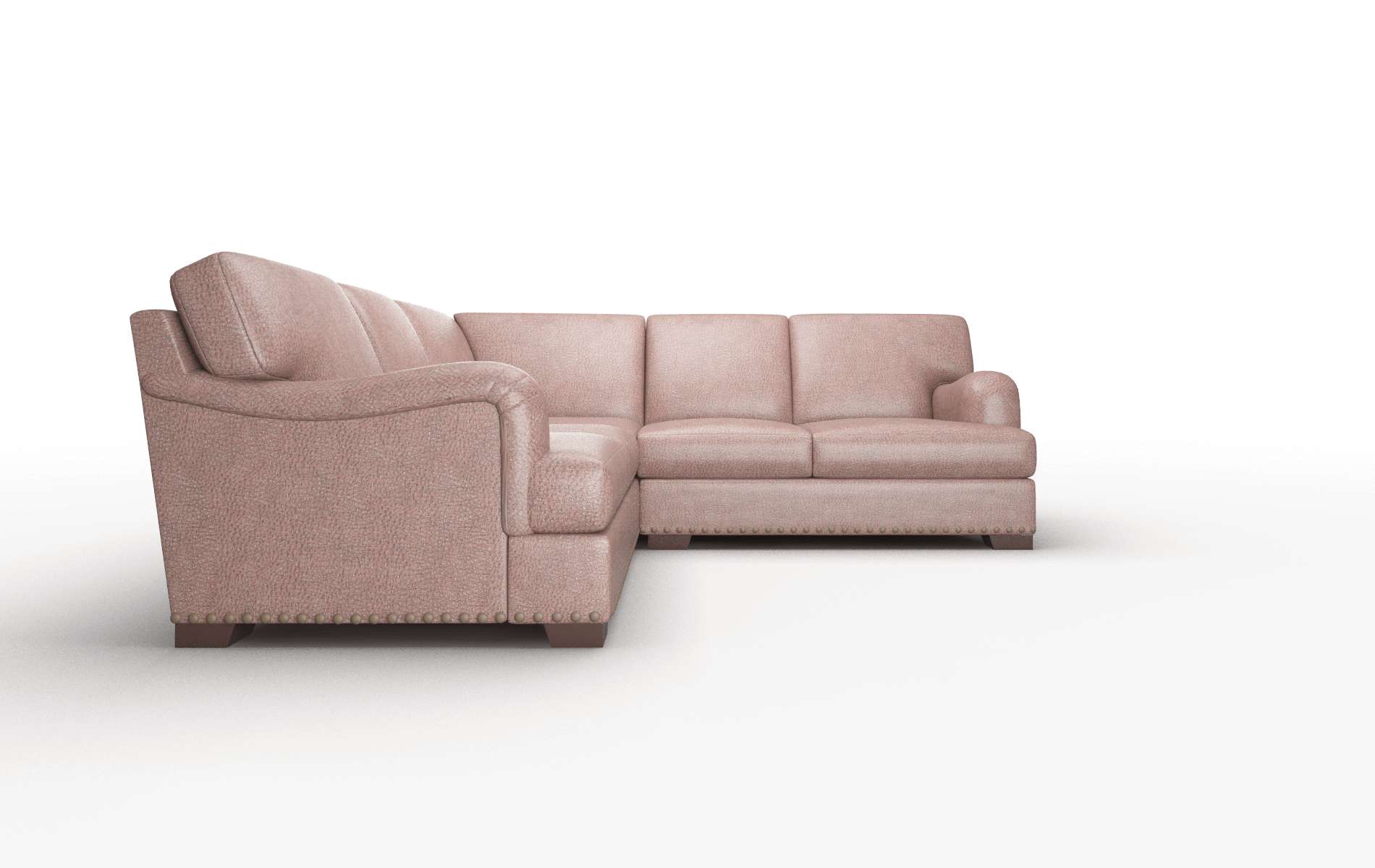 Brighton Ford Brown Sectional espresso legs 2