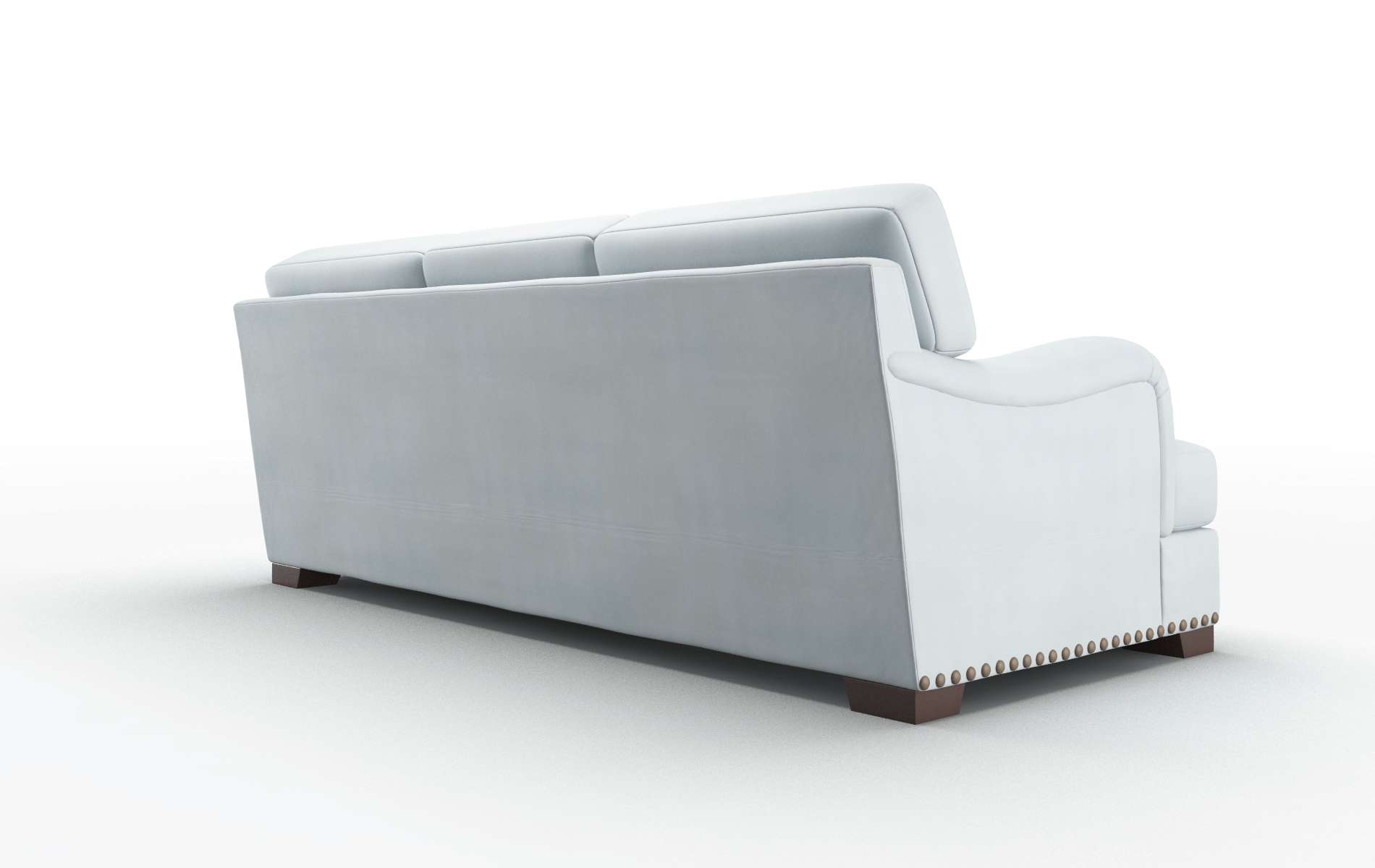 Brighton Hathaway Aqua Sofa espresso legs 5