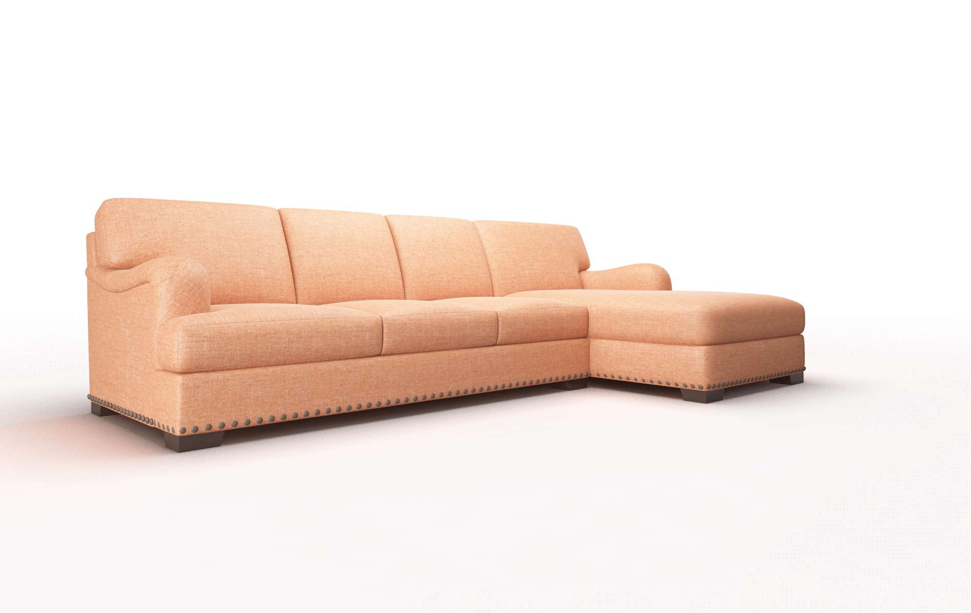 Brighton Hepburn Appricot Panel espresso legs 2