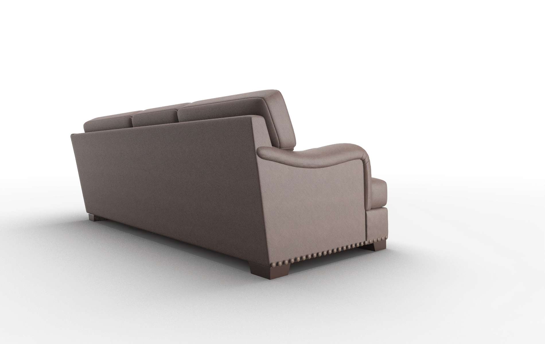 Brighton Insight Cafe Sectional espresso legs 3
