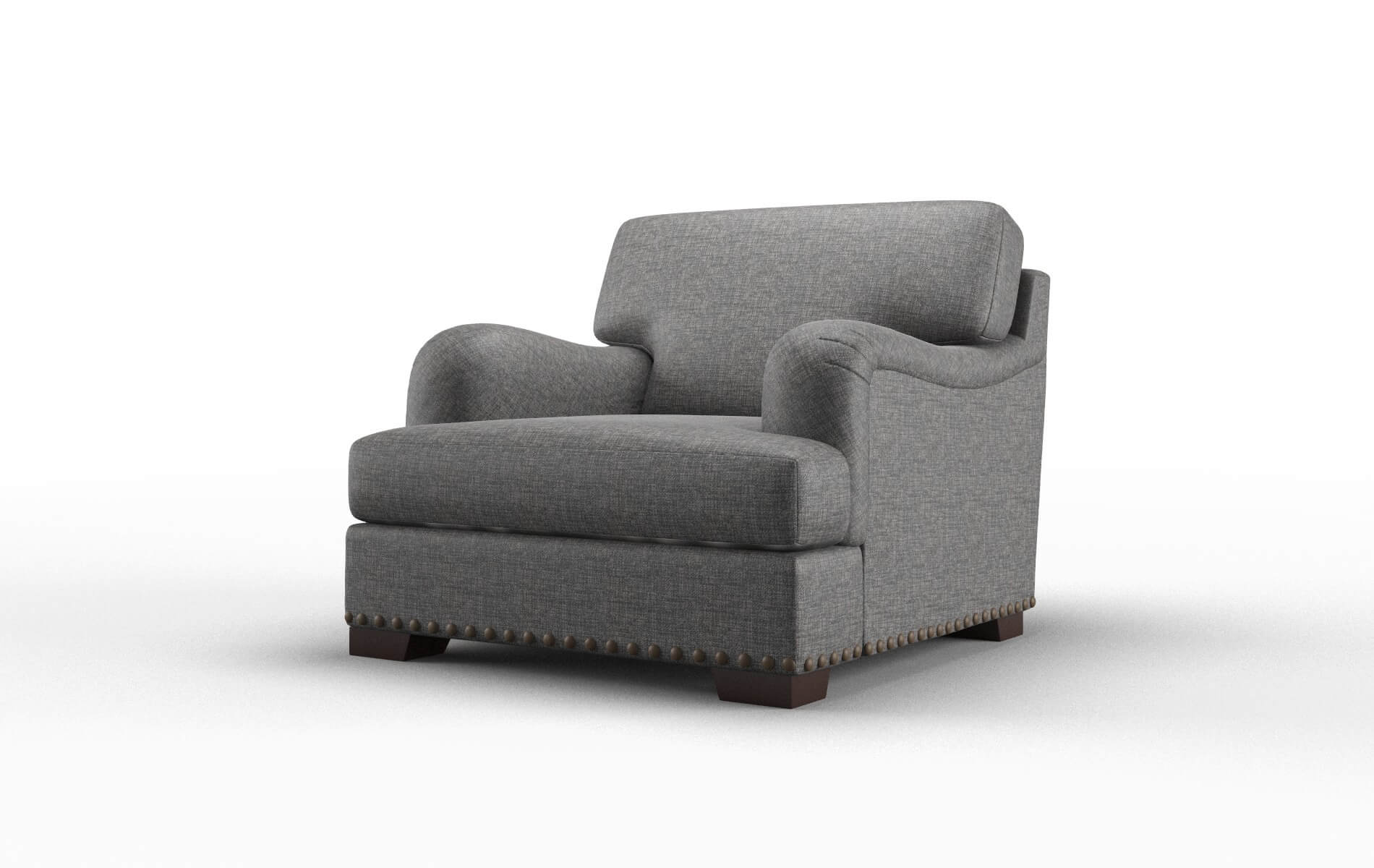 Brighton Insight Charcoal Chair espresso legs 4