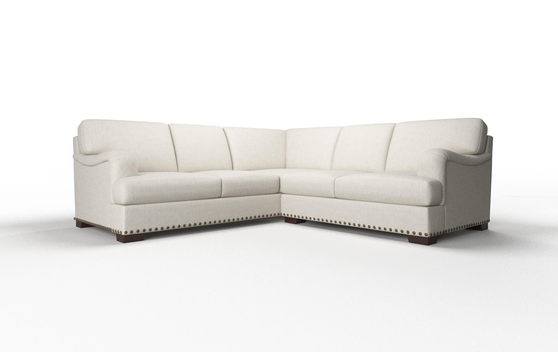 Brighton Insight Dove Sectional espresso legs 1