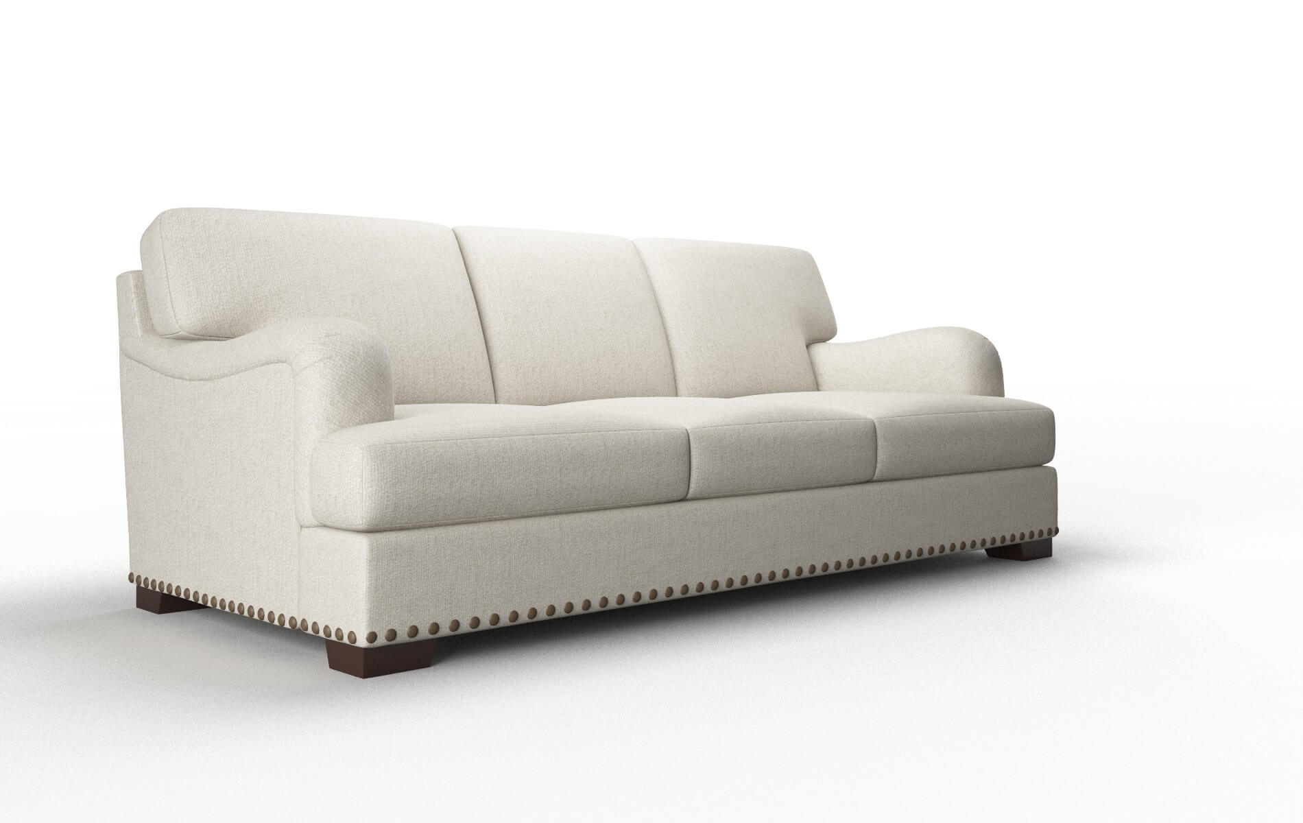 Brighton Insight Dove Sofa espresso legs 2