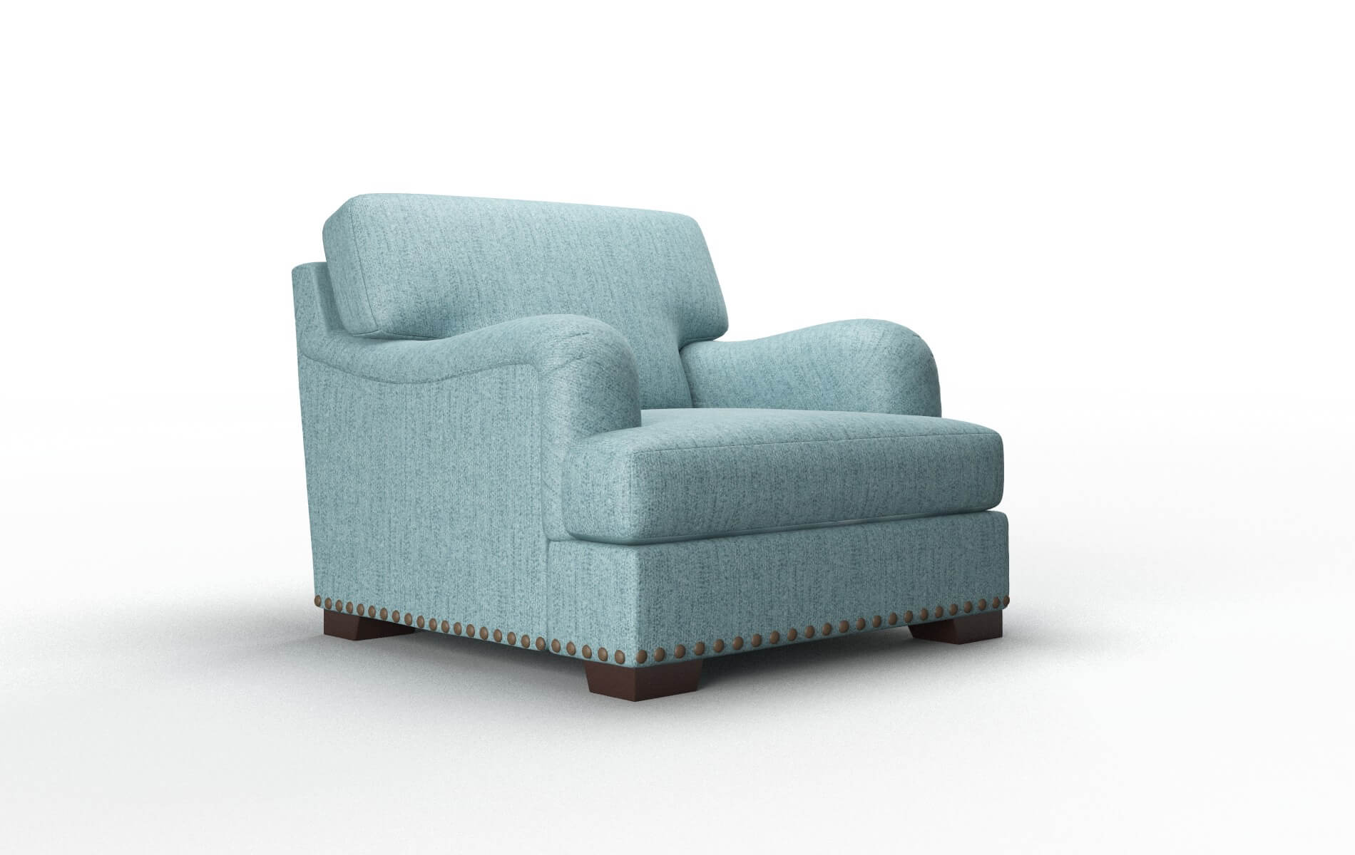 Brighton Insight Peacock Chair espresso legs 2