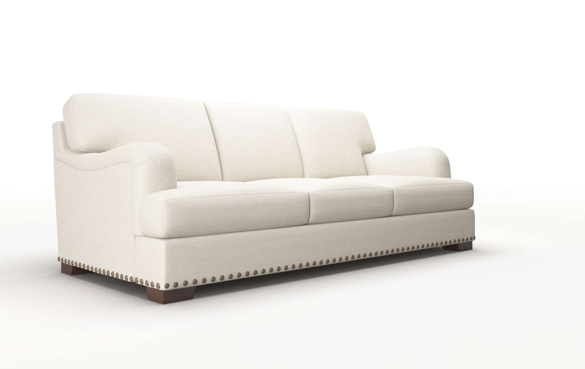 Brighton Keylargo Almond Sofa espresso legs 2