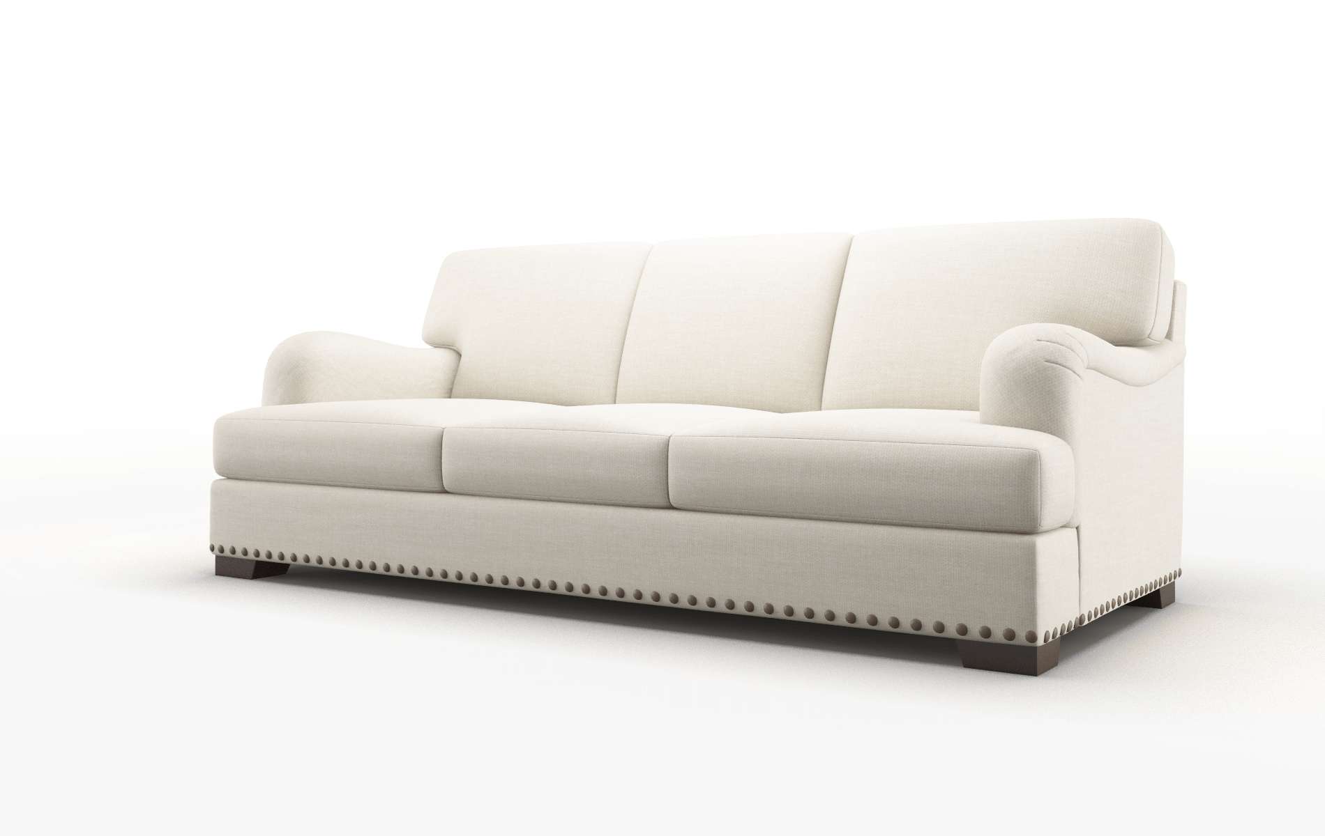Brighton Keylargo Almond Sofa espresso legs 4