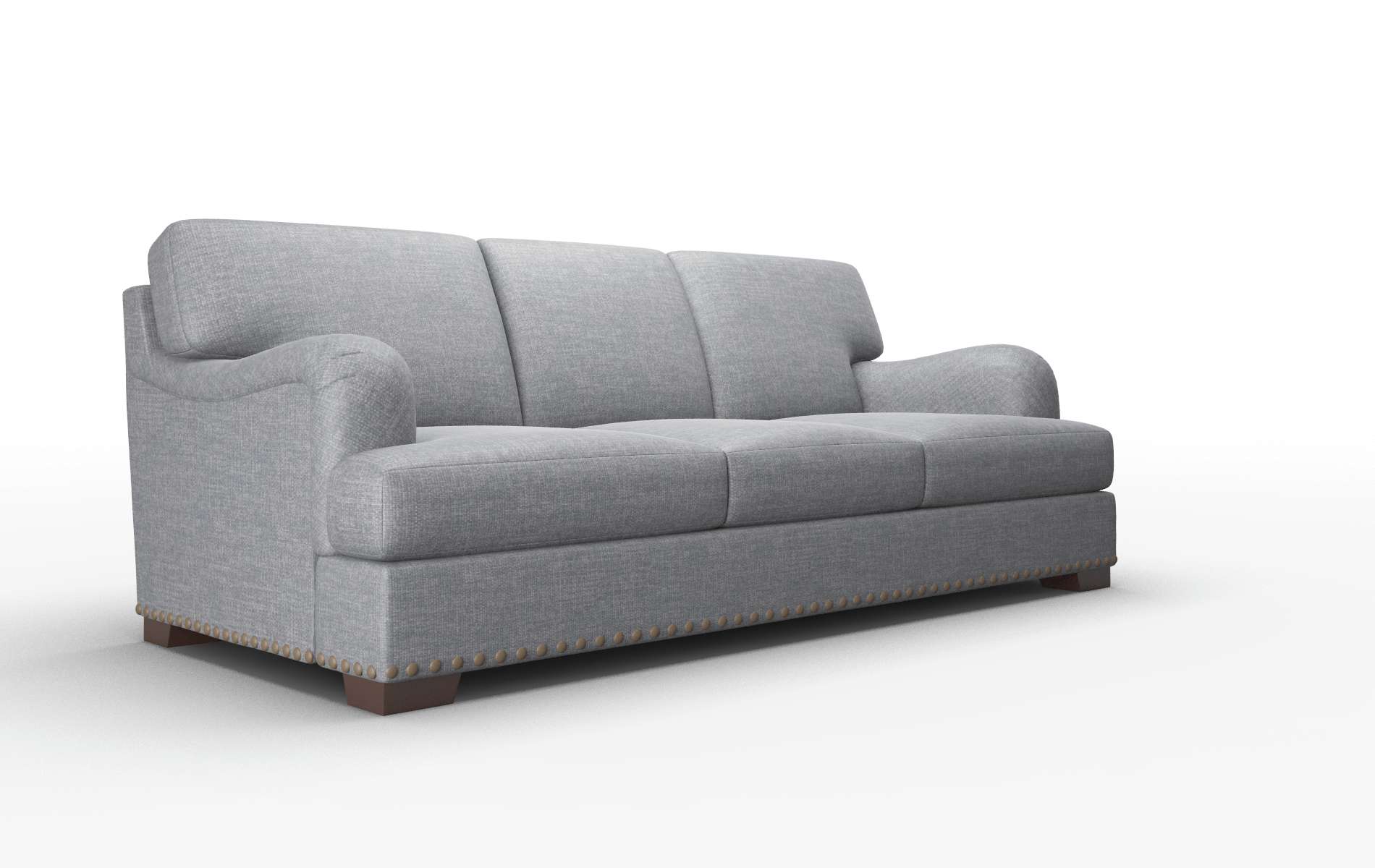 Brighton Keylargo Graphite Sofa espresso legs 2