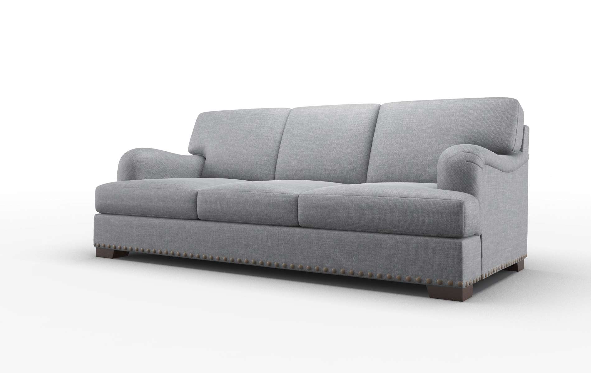 Brighton Keylargo Graphite Sofa espresso legs 4