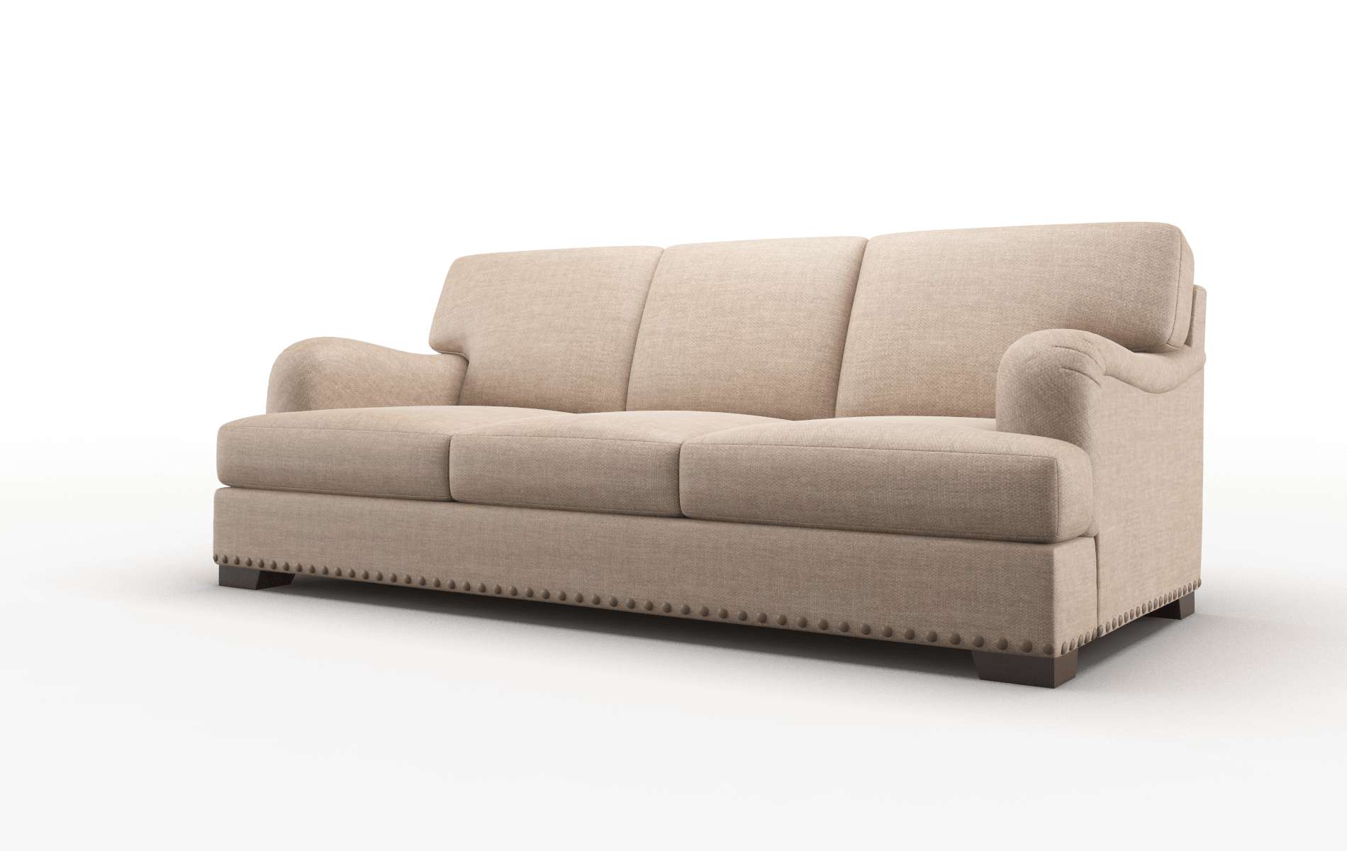 Brighton Keylargo Mink Sofa espresso legs 4