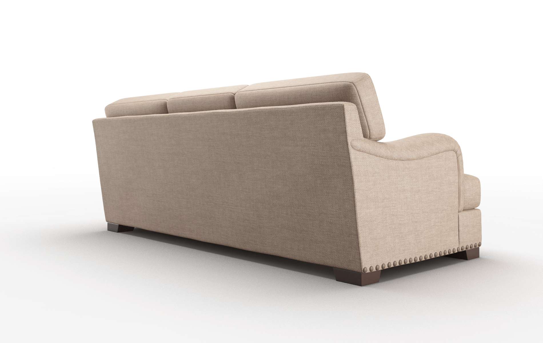 Brighton Keylargo Mink Sofa espresso legs 5