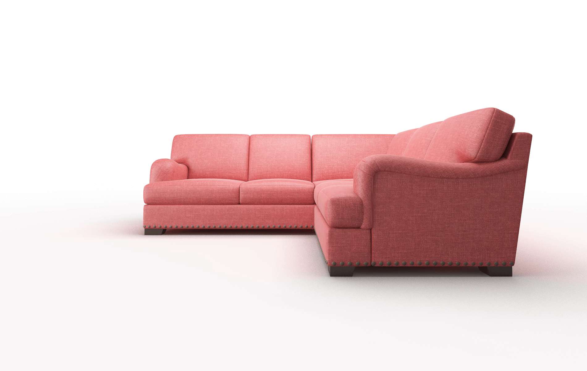 Brighton Keylargo Ruby Sectional espresso legs 5