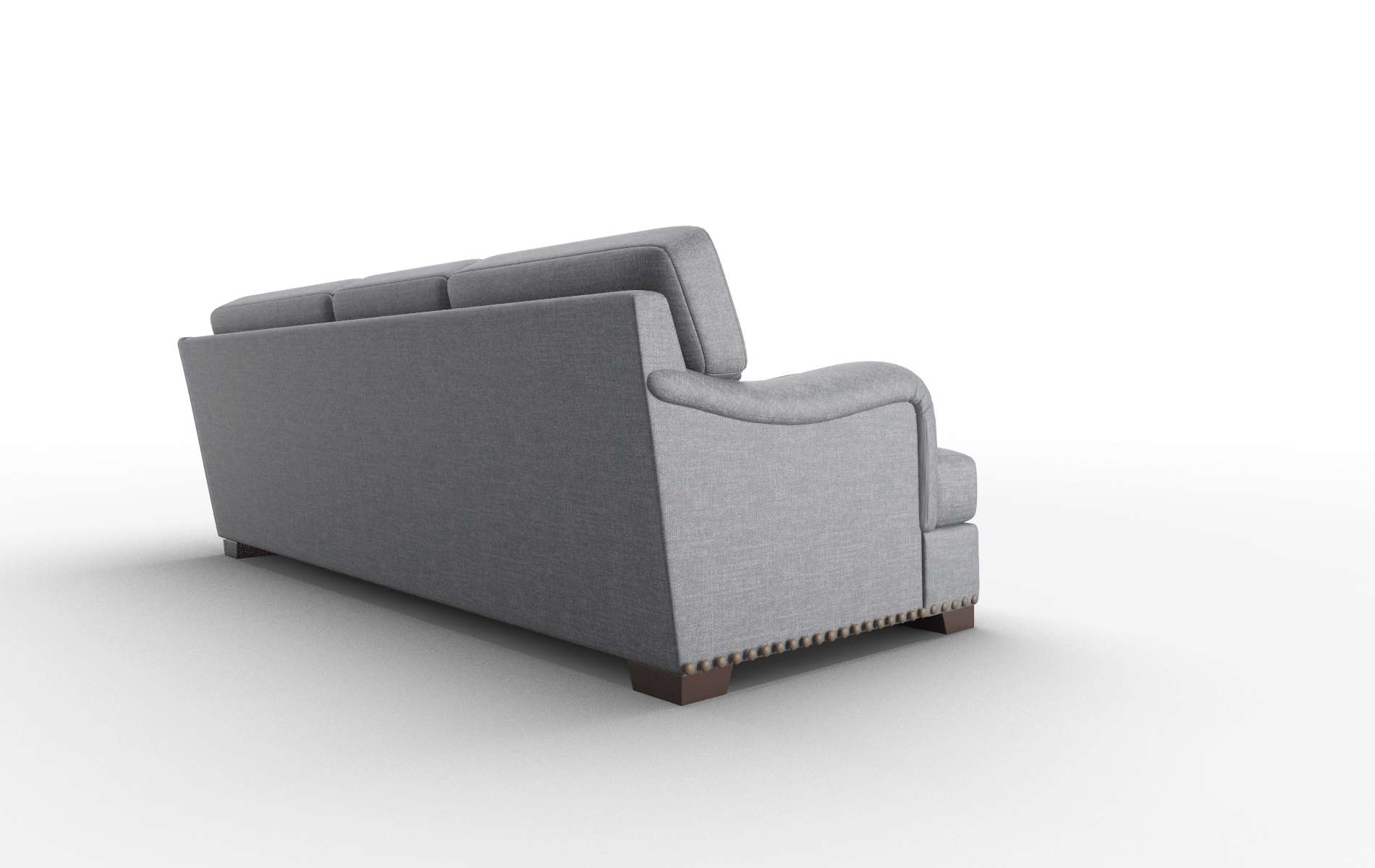 Brighton Lana Onyx Sectional espresso legs 3