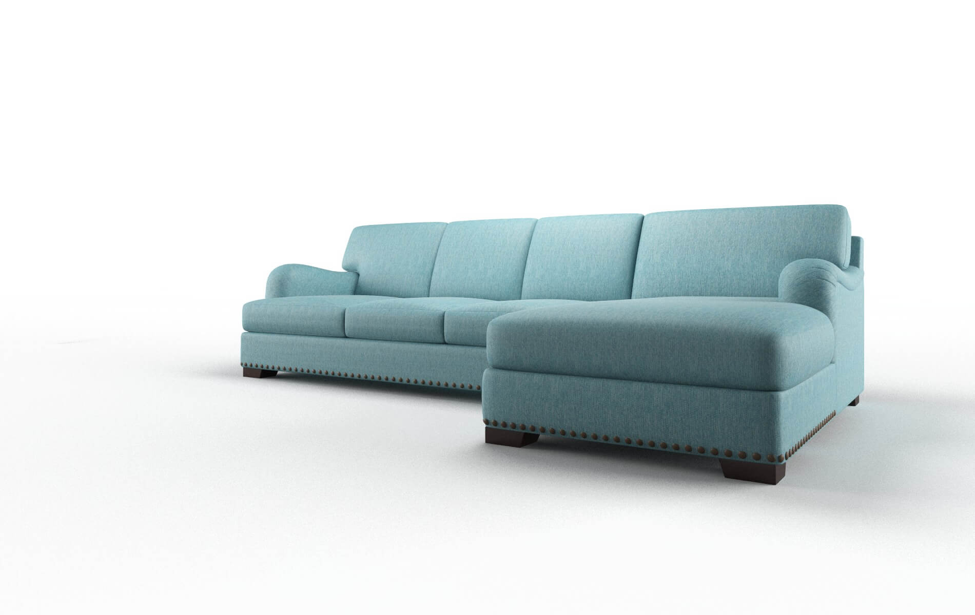 Brighton Lana Peacock Panel espresso legs 4