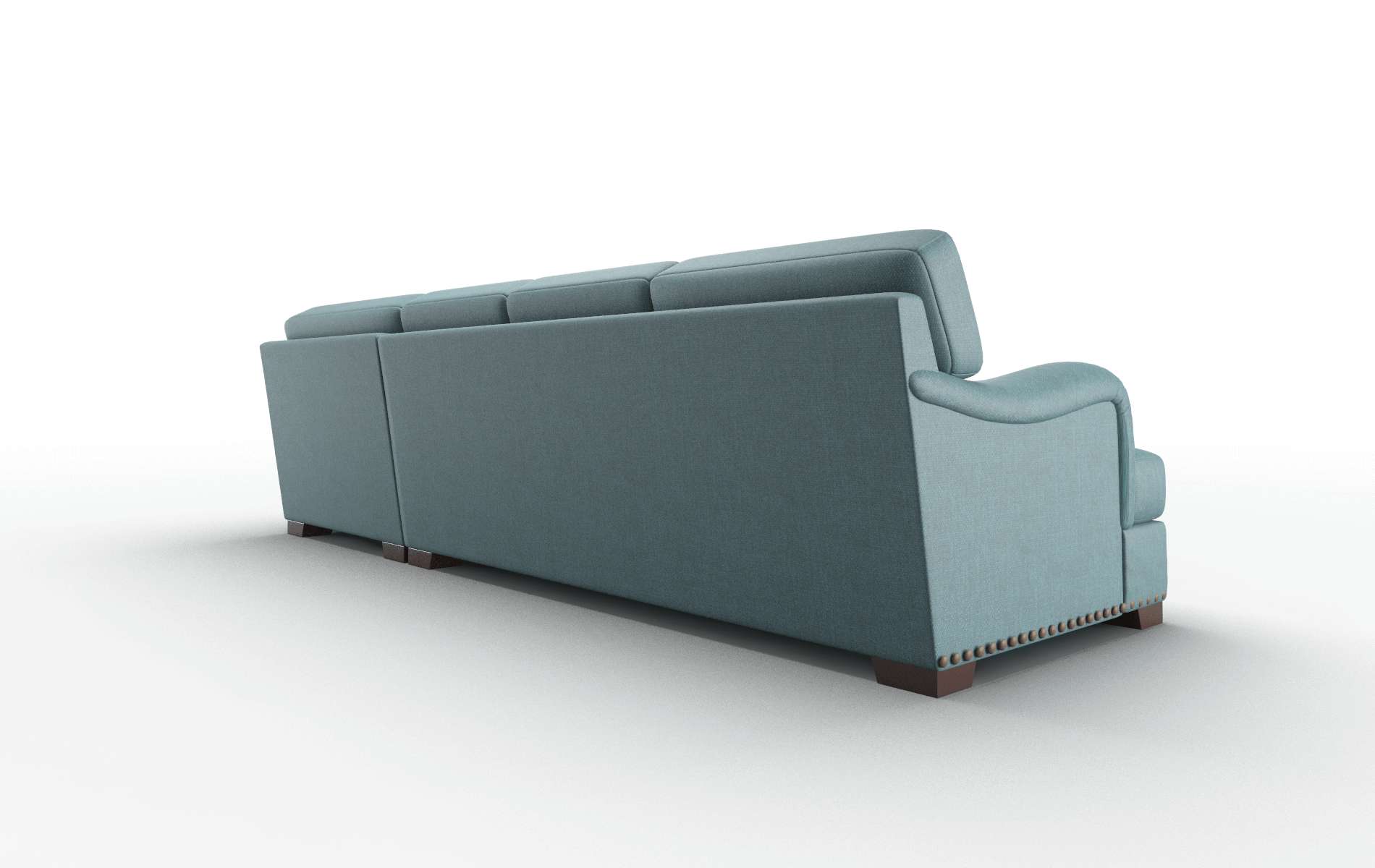 Brighton Leslie Peacock Panel espresso legs 5