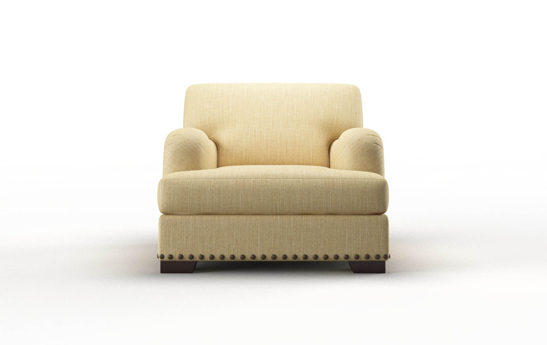 Brighton Malibu Maize Chair espresso legs 1