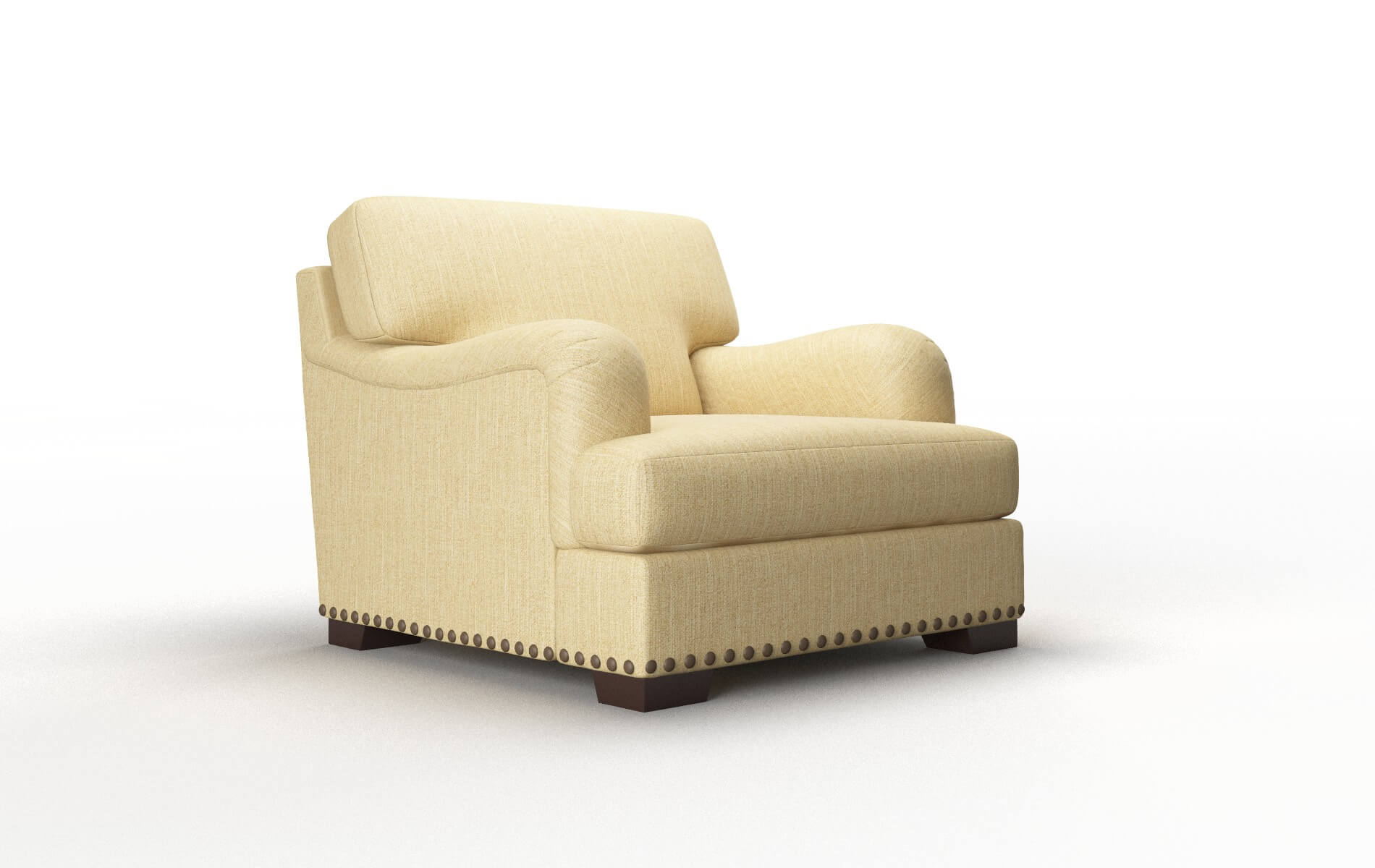 Brighton Malibu Maize Chair espresso legs 2