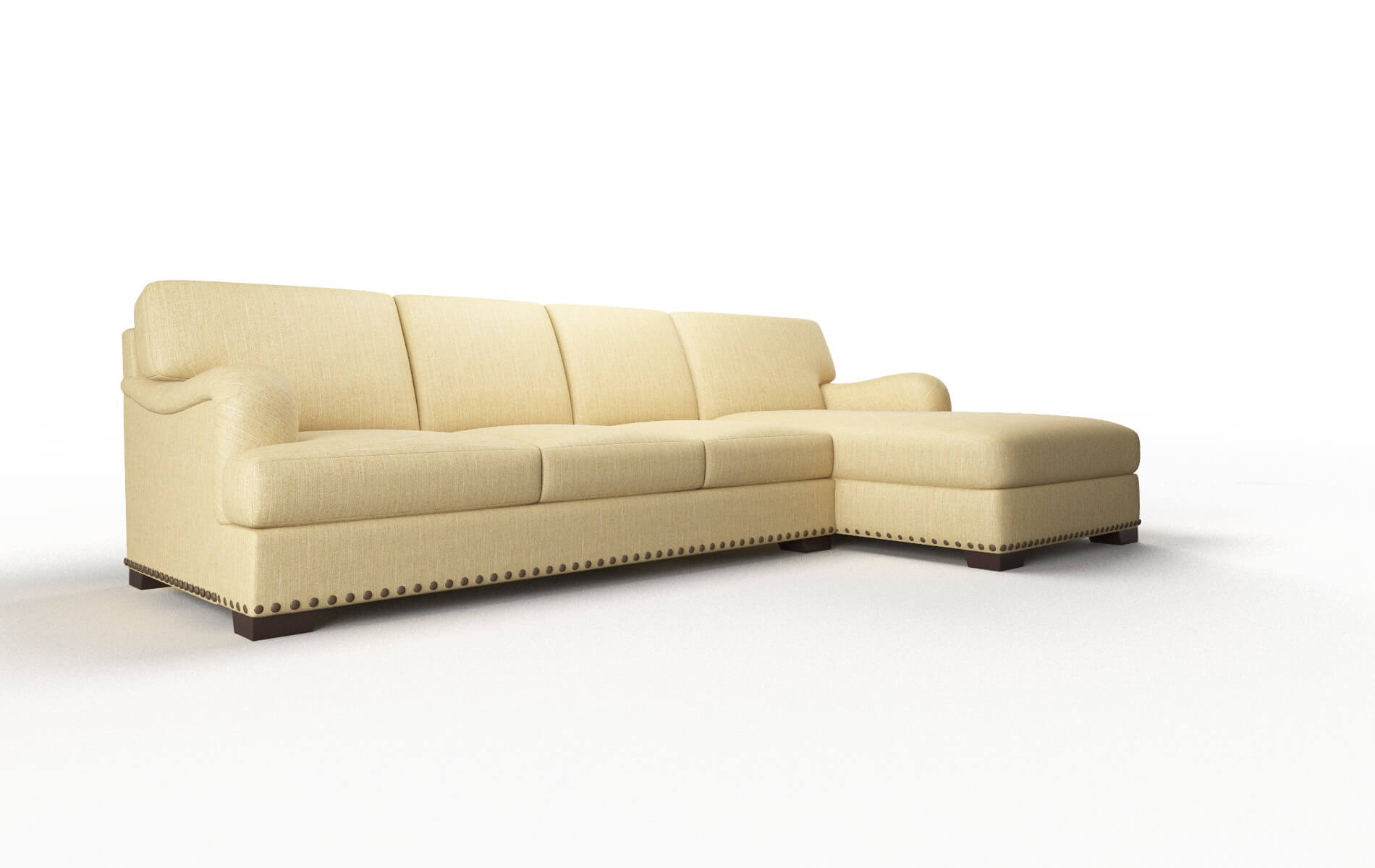 Brighton Malibu Maize Panel espresso legs 2