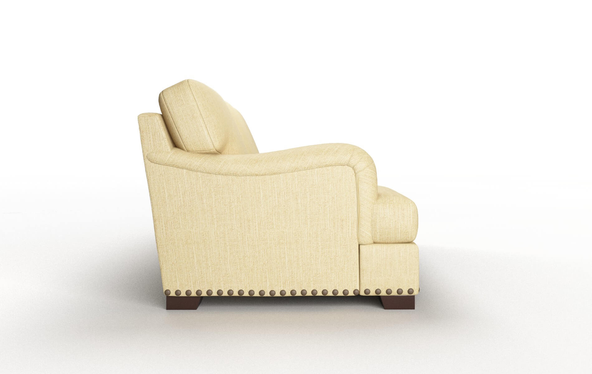 Brighton Malibu Maize Sofa espresso legs 3