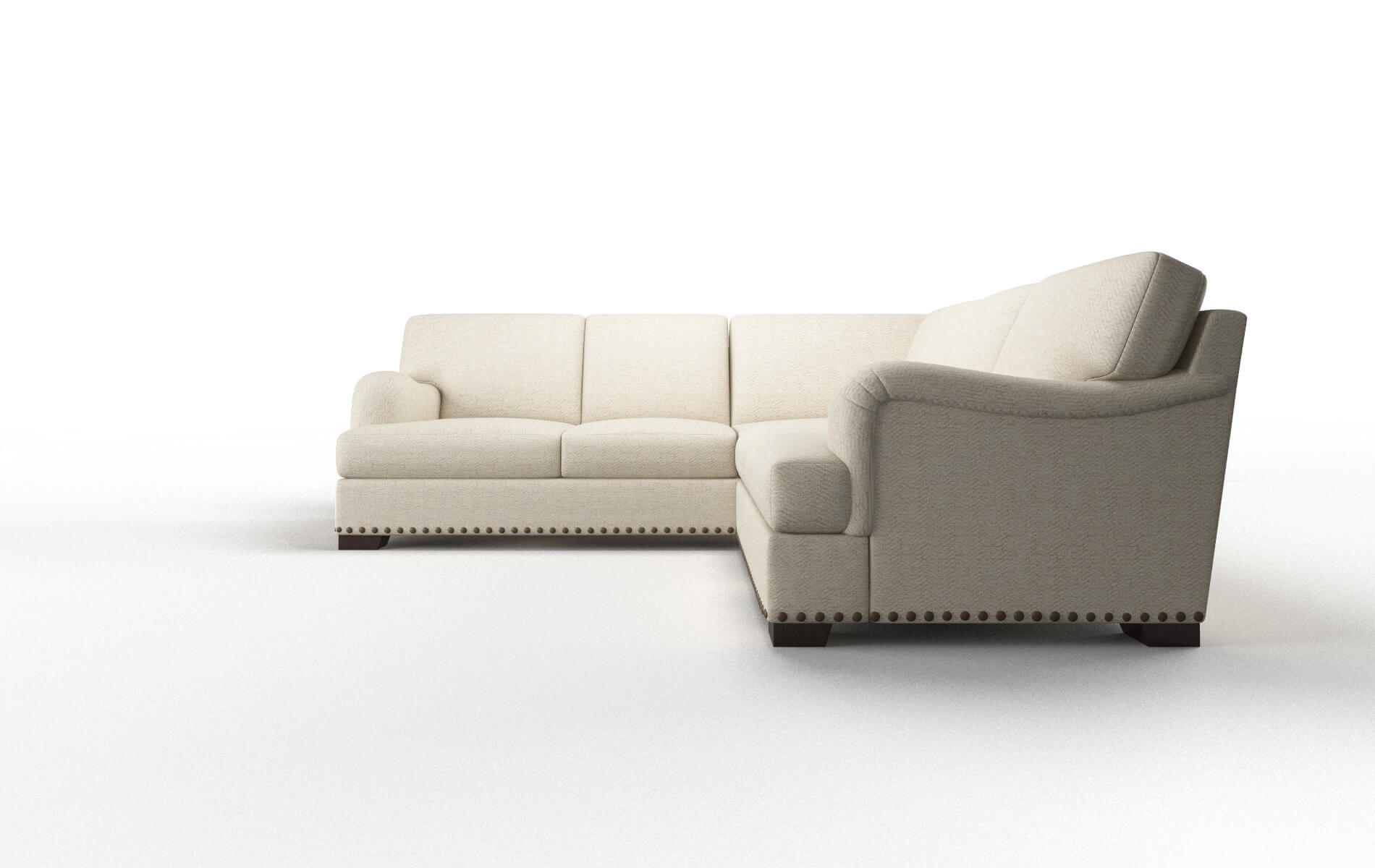 Brighton Malibu Sand Sectional espresso legs 5