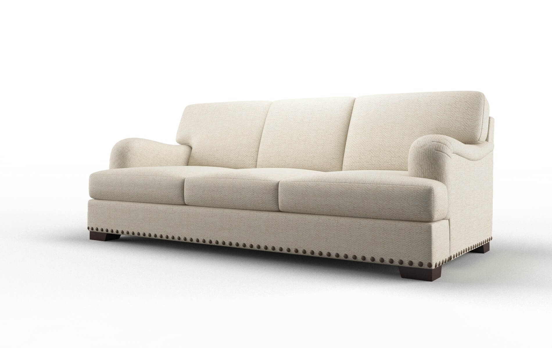 Brighton Malibu Sand Sofa espresso legs 4