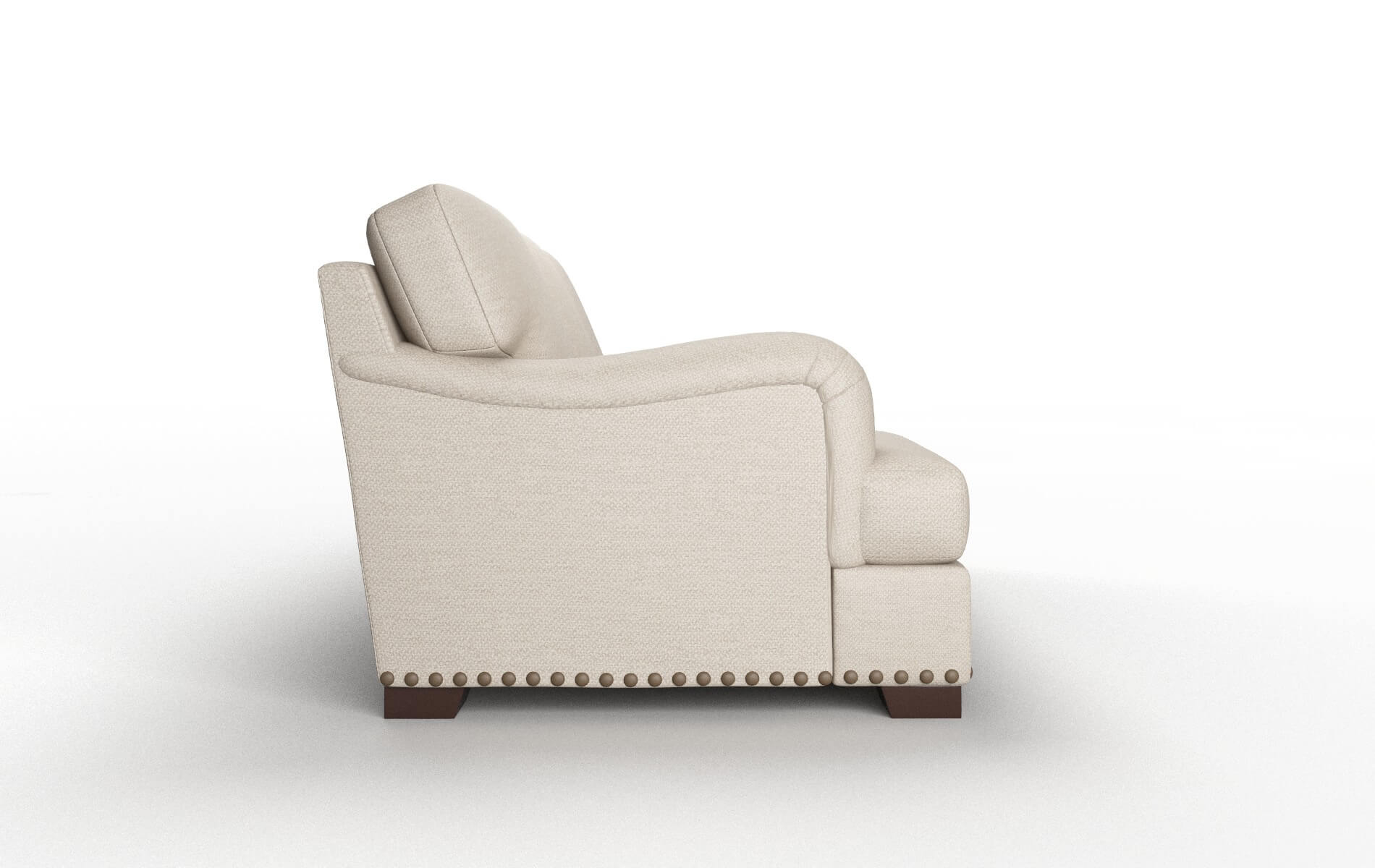 Brighton Naples Almond Sofa espresso legs 3