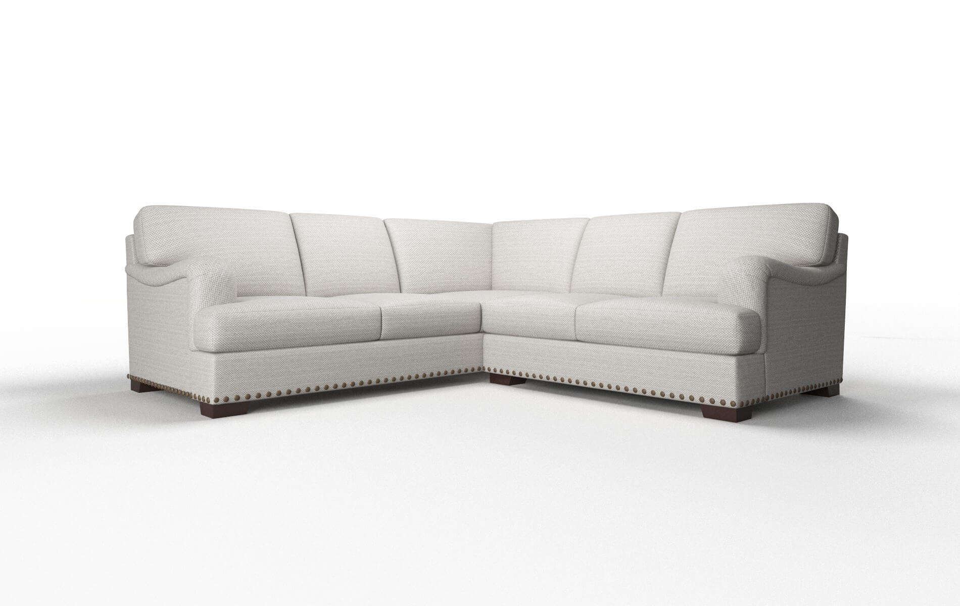 Brighton Naples Ash Sectional espresso legs 1