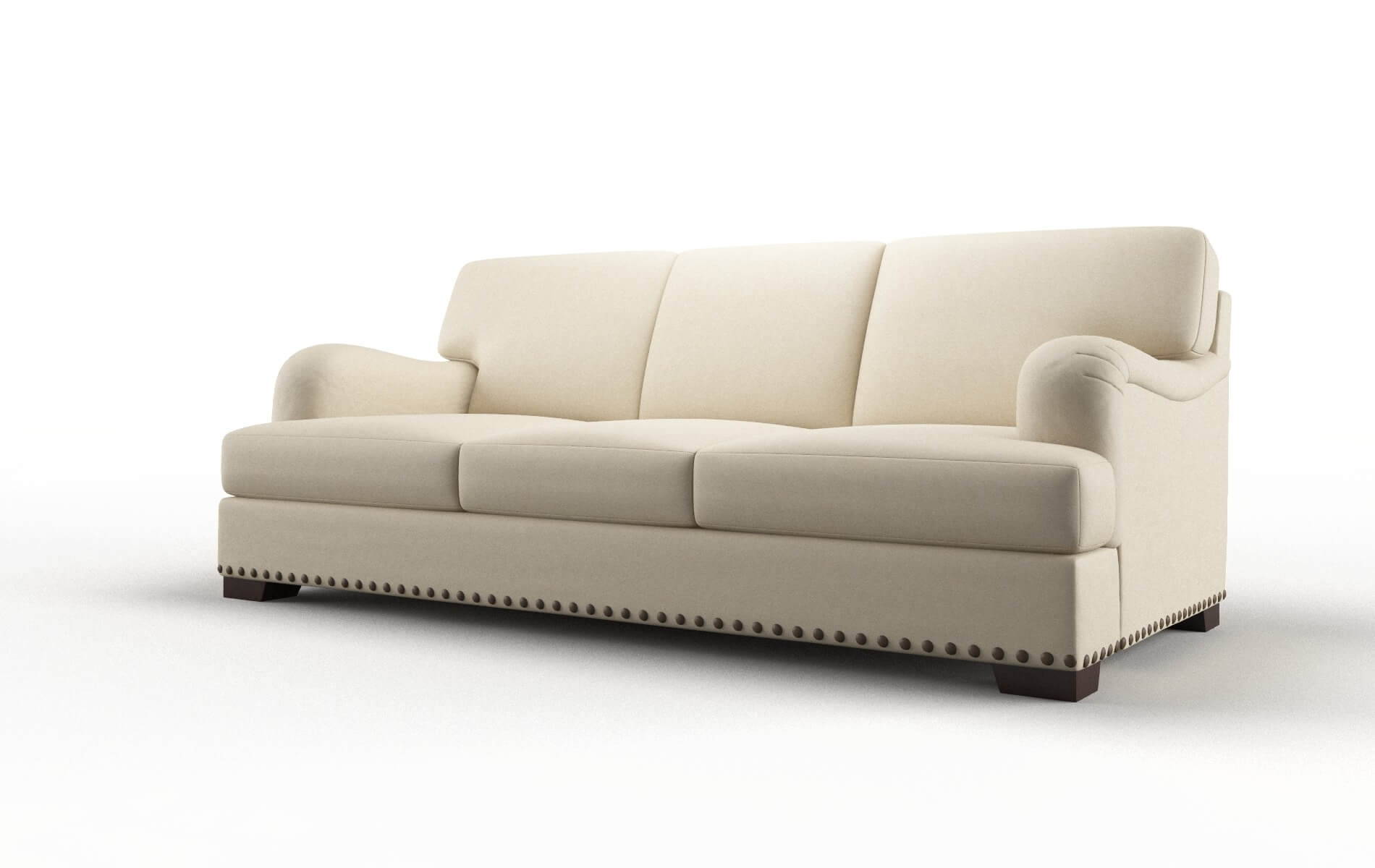 Brighton Noble Buckwheat Sofa espresso legs 4