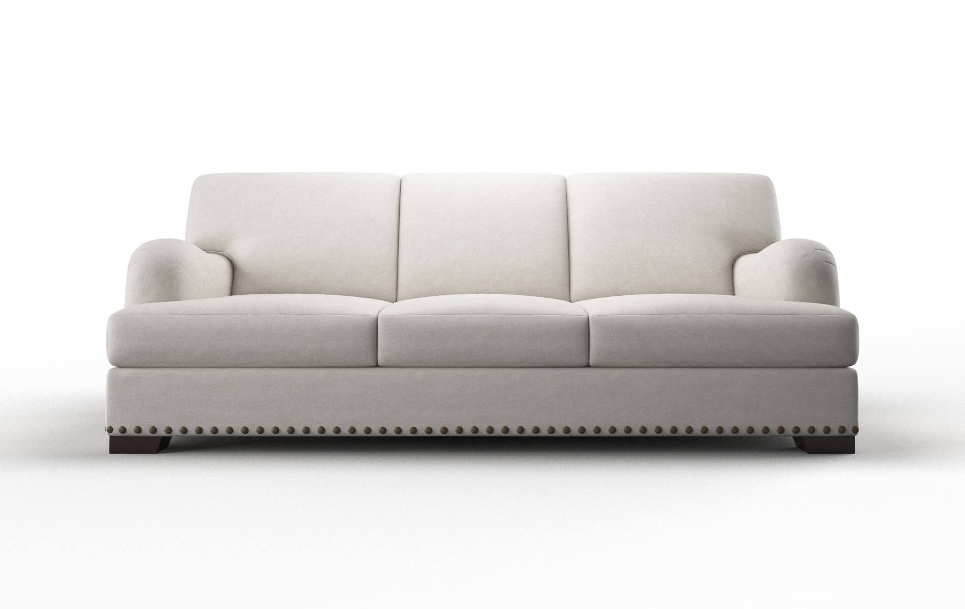 Brighton Noble Grey Sofa espresso legs 1