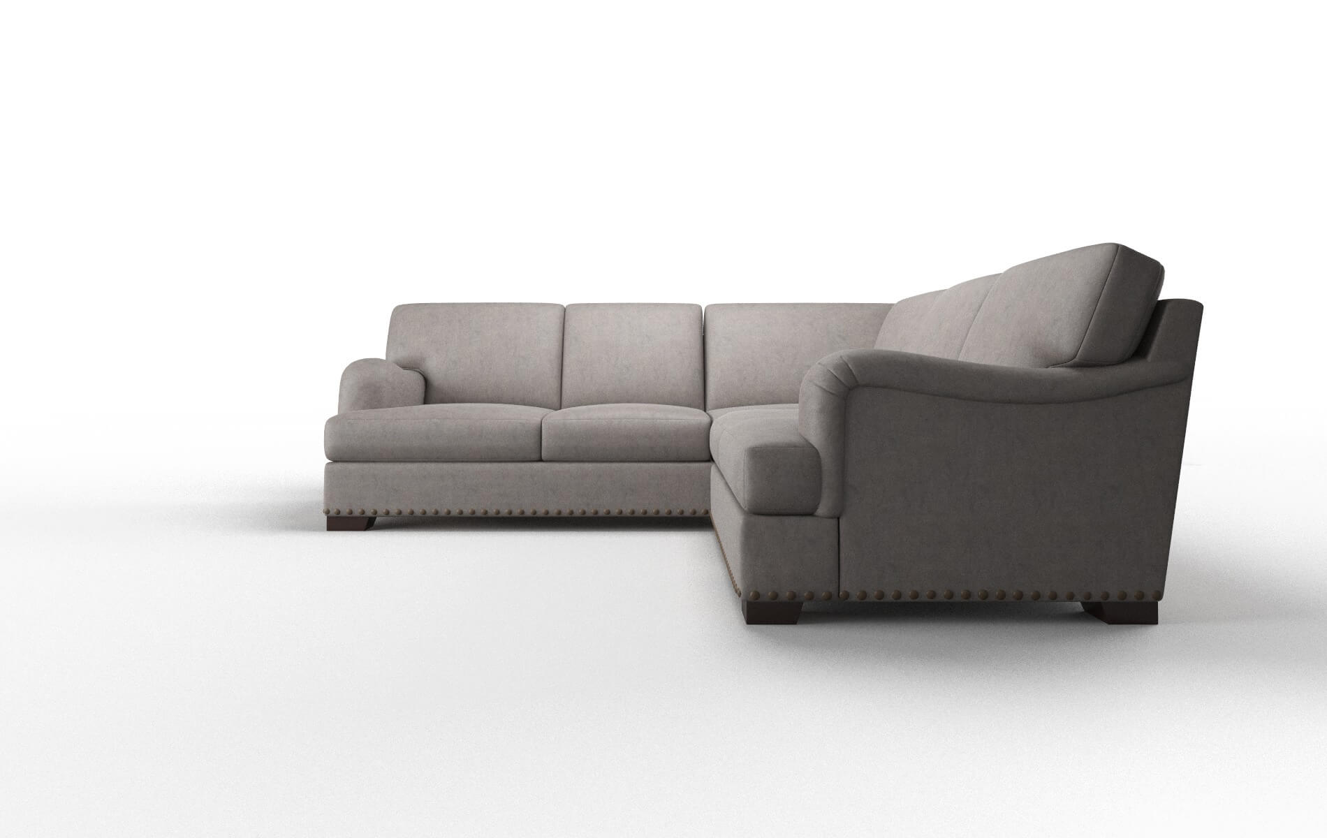 Brighton Noble Otter Sectional espresso legs 5