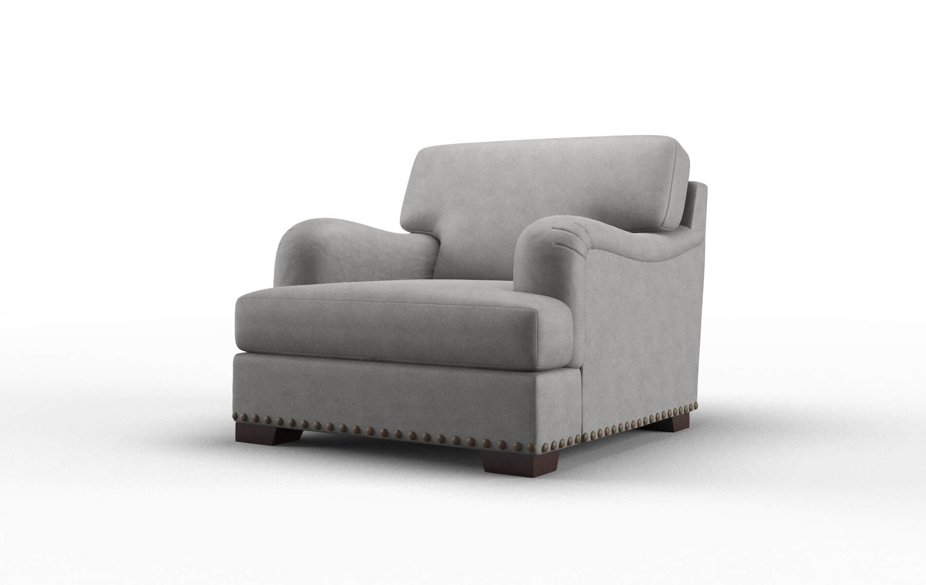 Brighton Noble Smoke Chair espresso legs 4