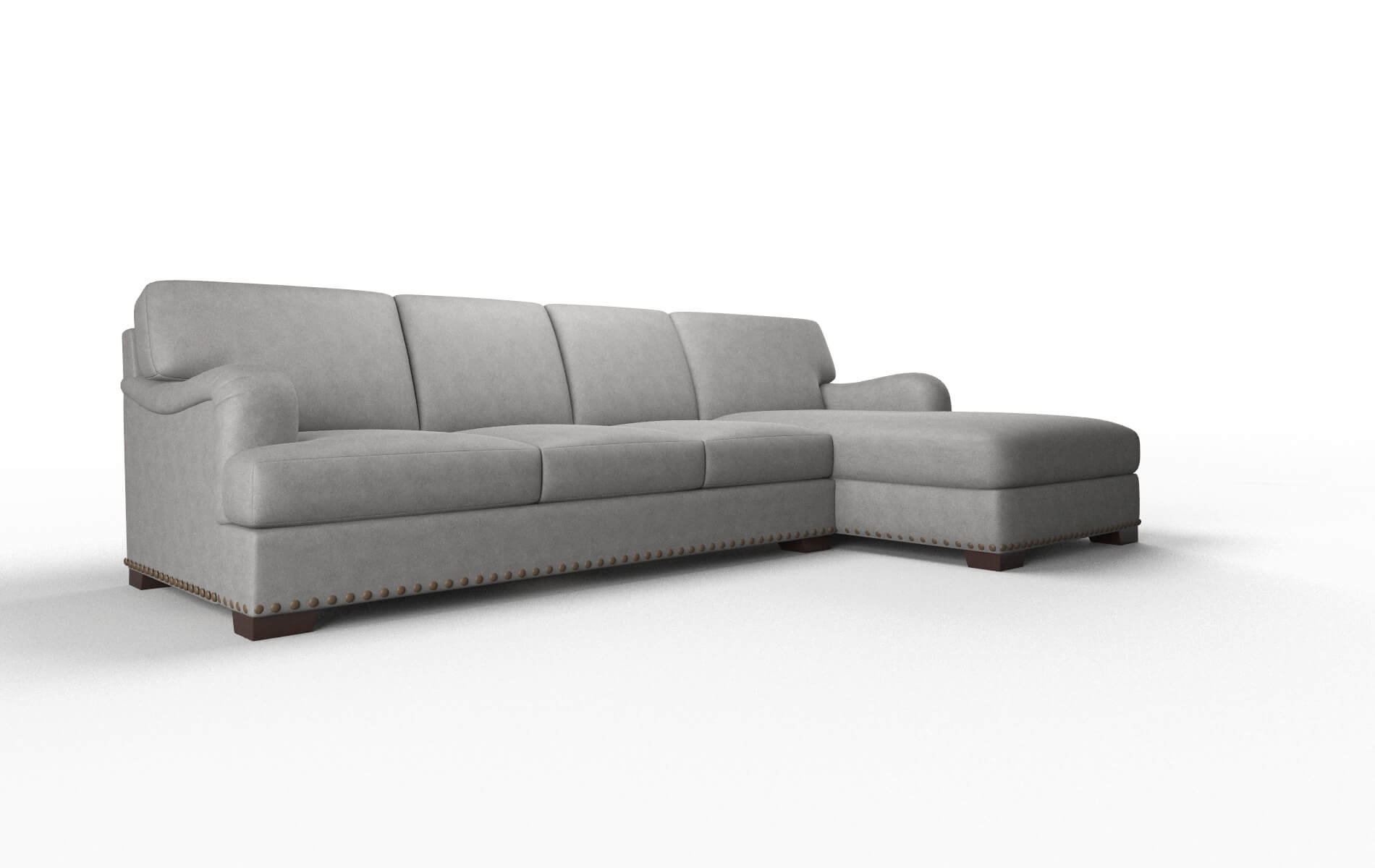 Brighton Noble Smoke Panel espresso legs 2