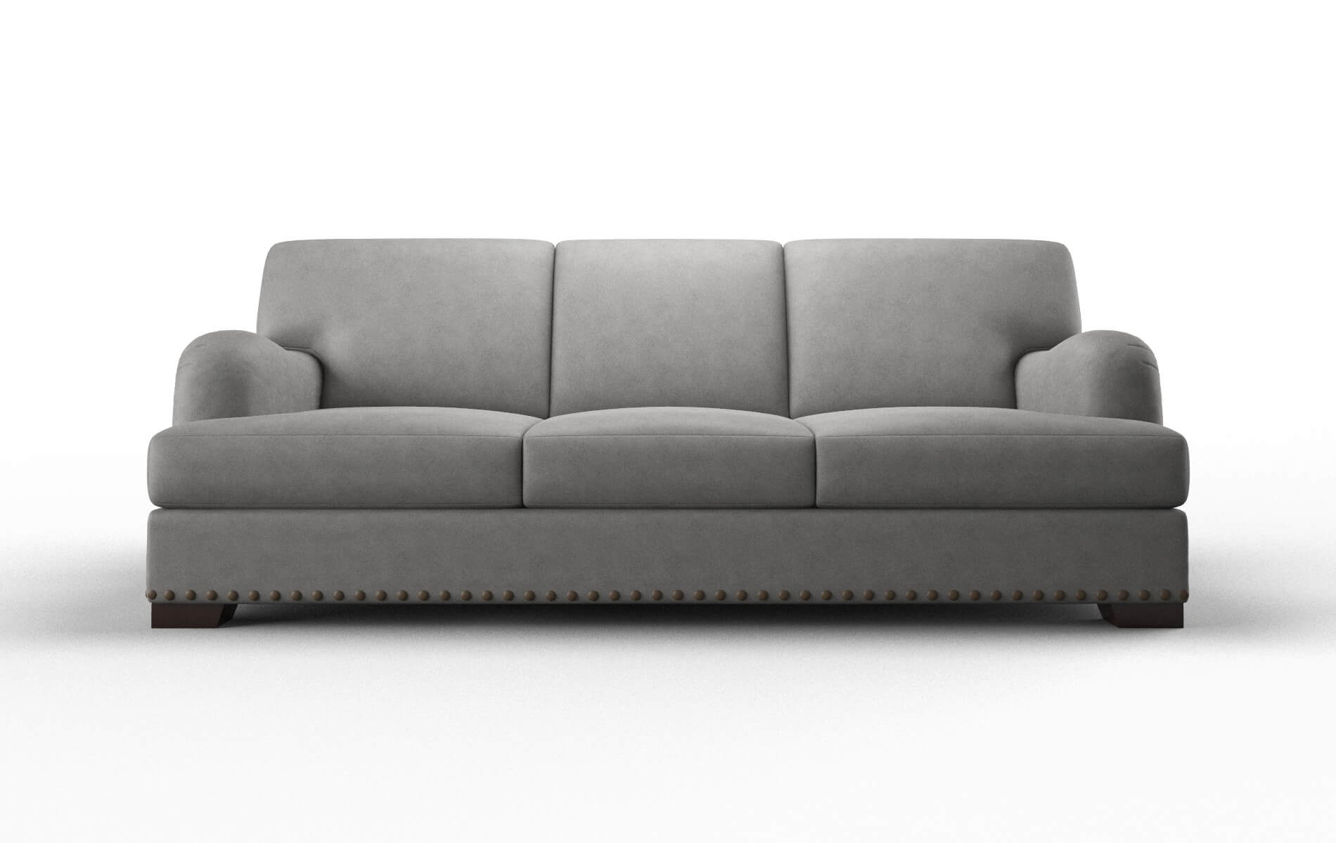 Brighton Noble Smoke Sofa espresso legs 1