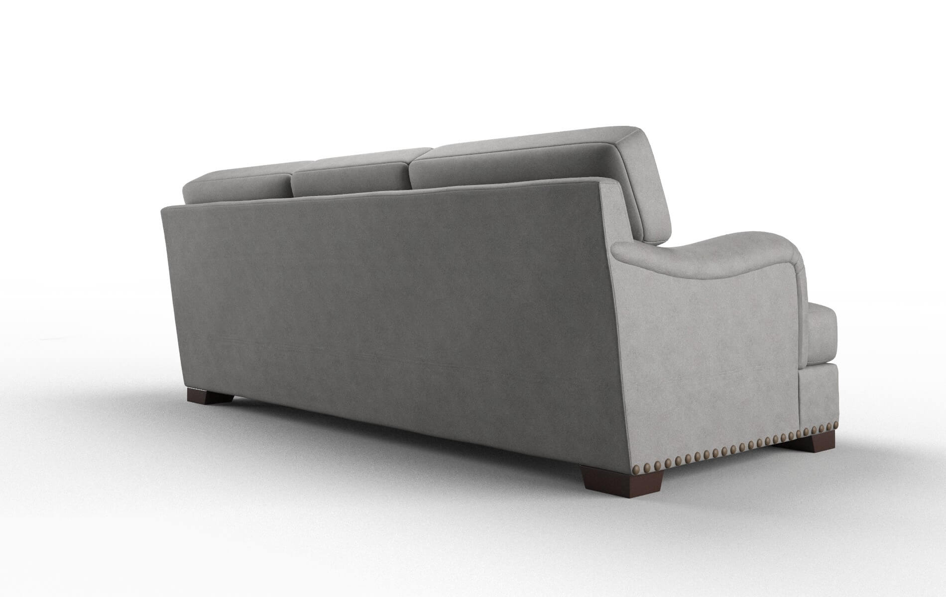 Brighton Noble Smoke Sofa espresso legs 5