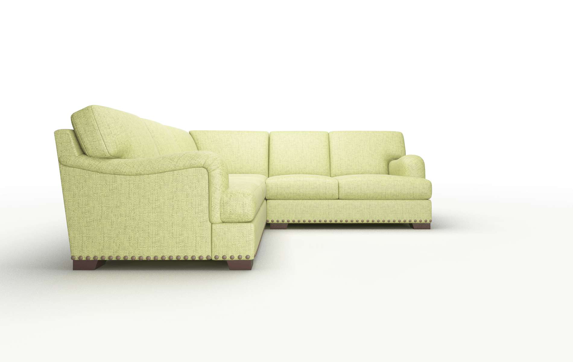 Brighton Notion Appletini Sectional espresso legs 2