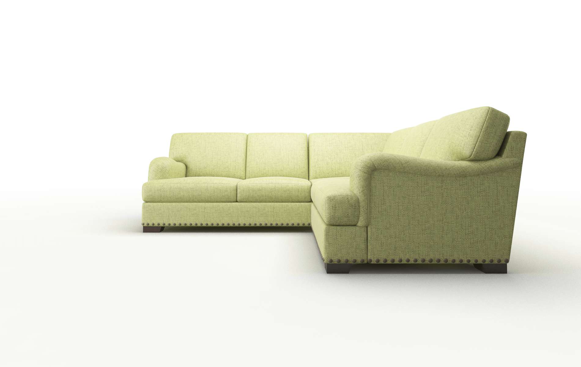 Brighton Notion Appletini Sectional espresso legs 5