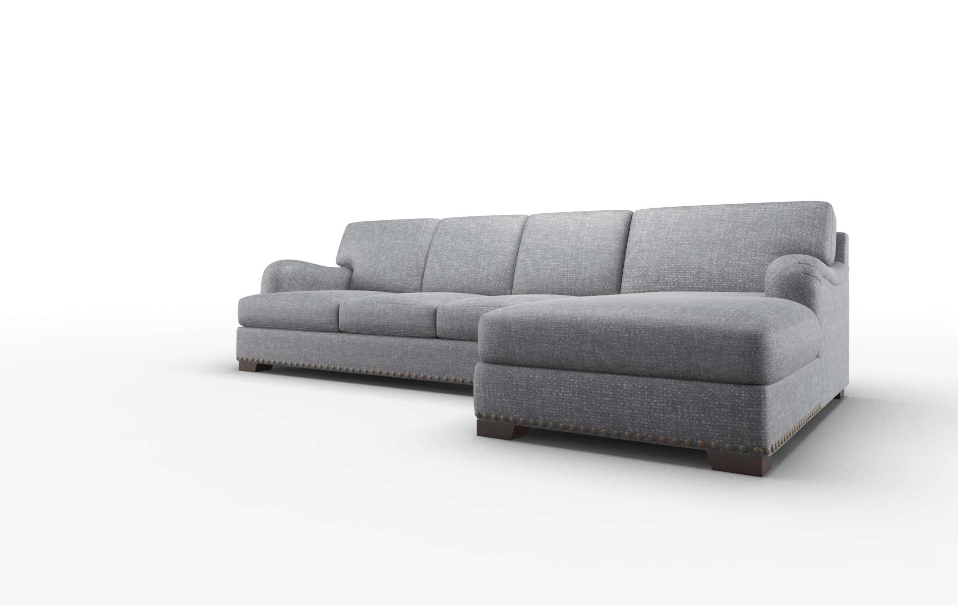 Brighton Notion Graphite Panel espresso legs 4