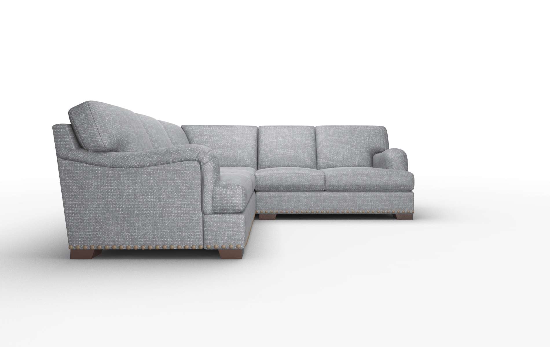 Brighton Notion Graphite Sectional espresso legs 2