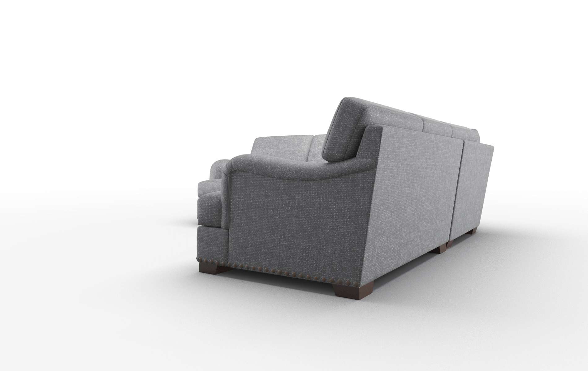 Brighton Notion Graphite Sectional espresso legs 4