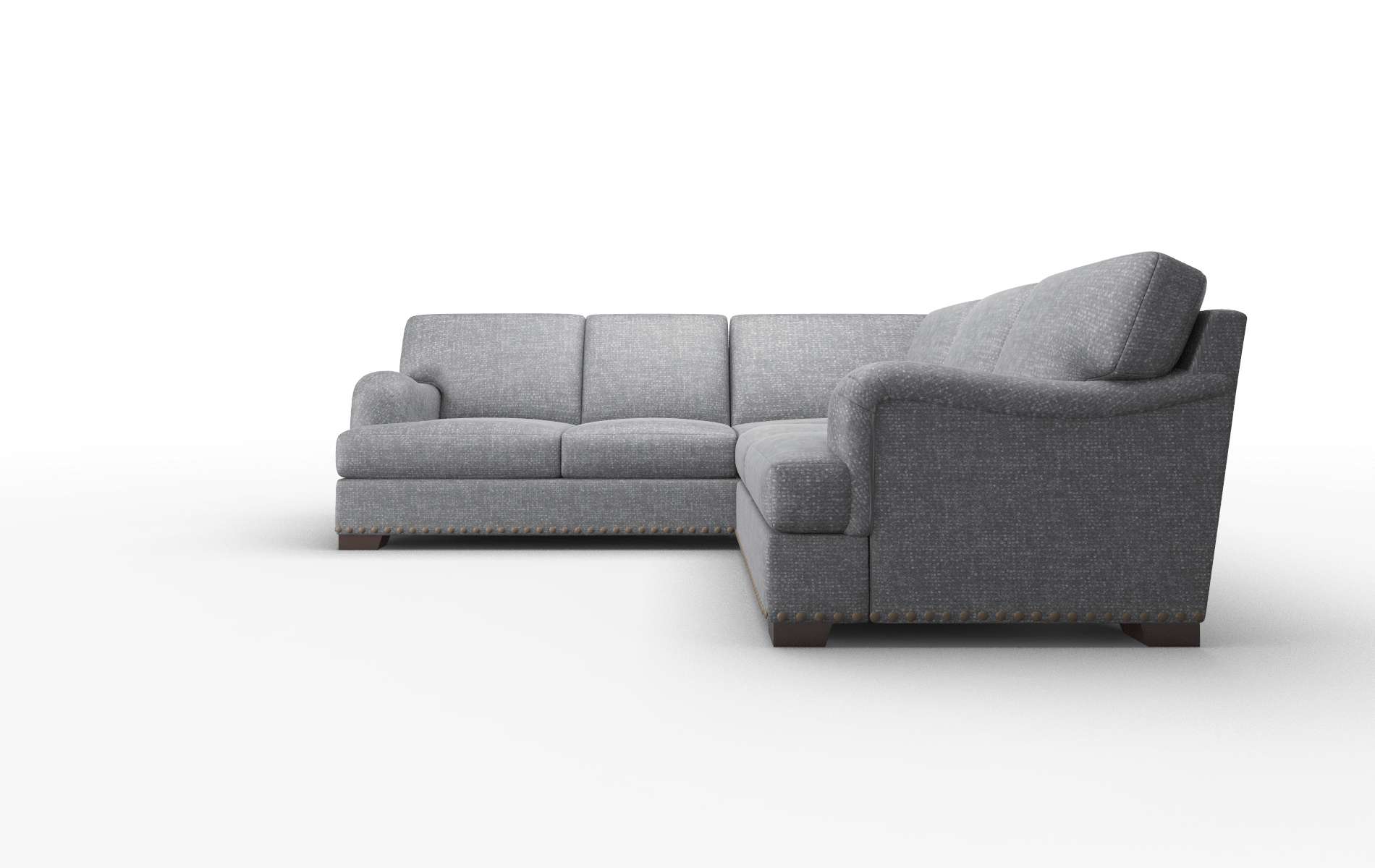 Brighton Notion Graphite Sectional espresso legs 5