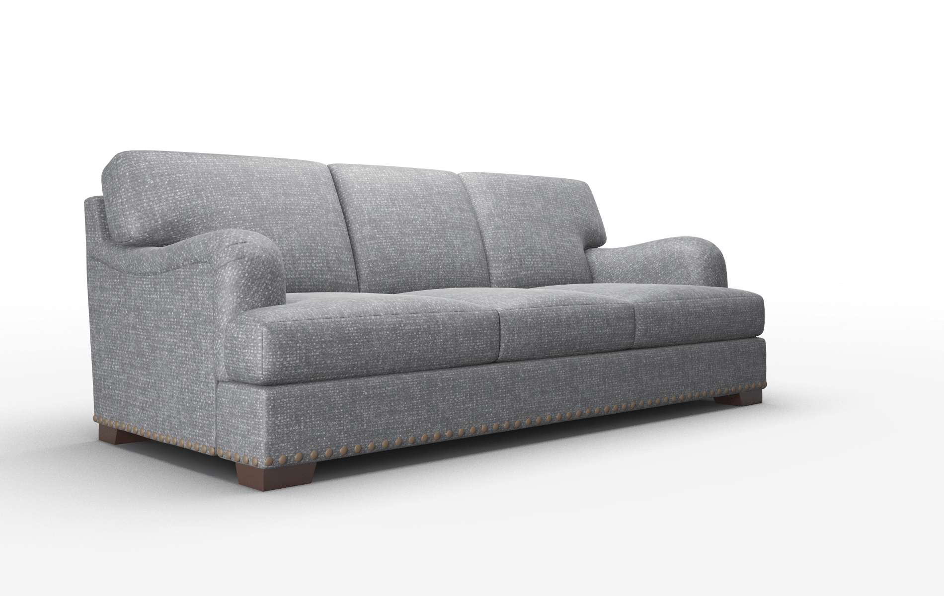 Brighton Notion Graphite Sofa espresso legs 2