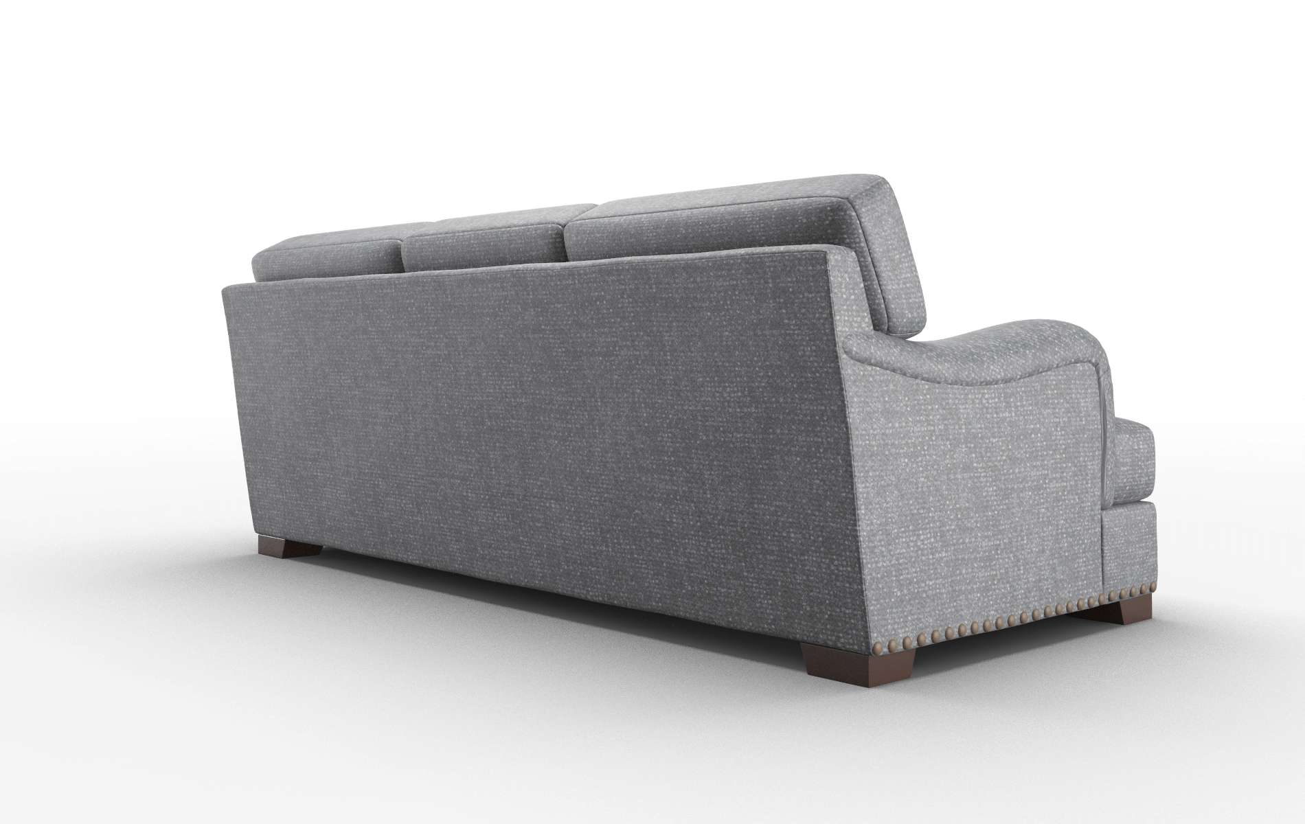 Brighton Notion Graphite Sofa espresso legs 5