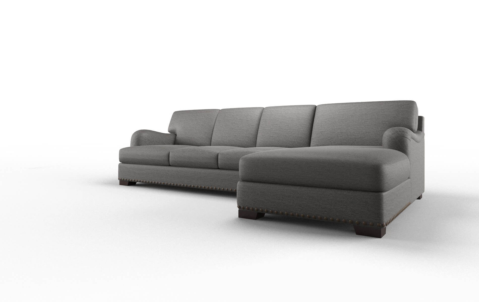 Brighton Oscar Charcoal Panel espresso legs 4