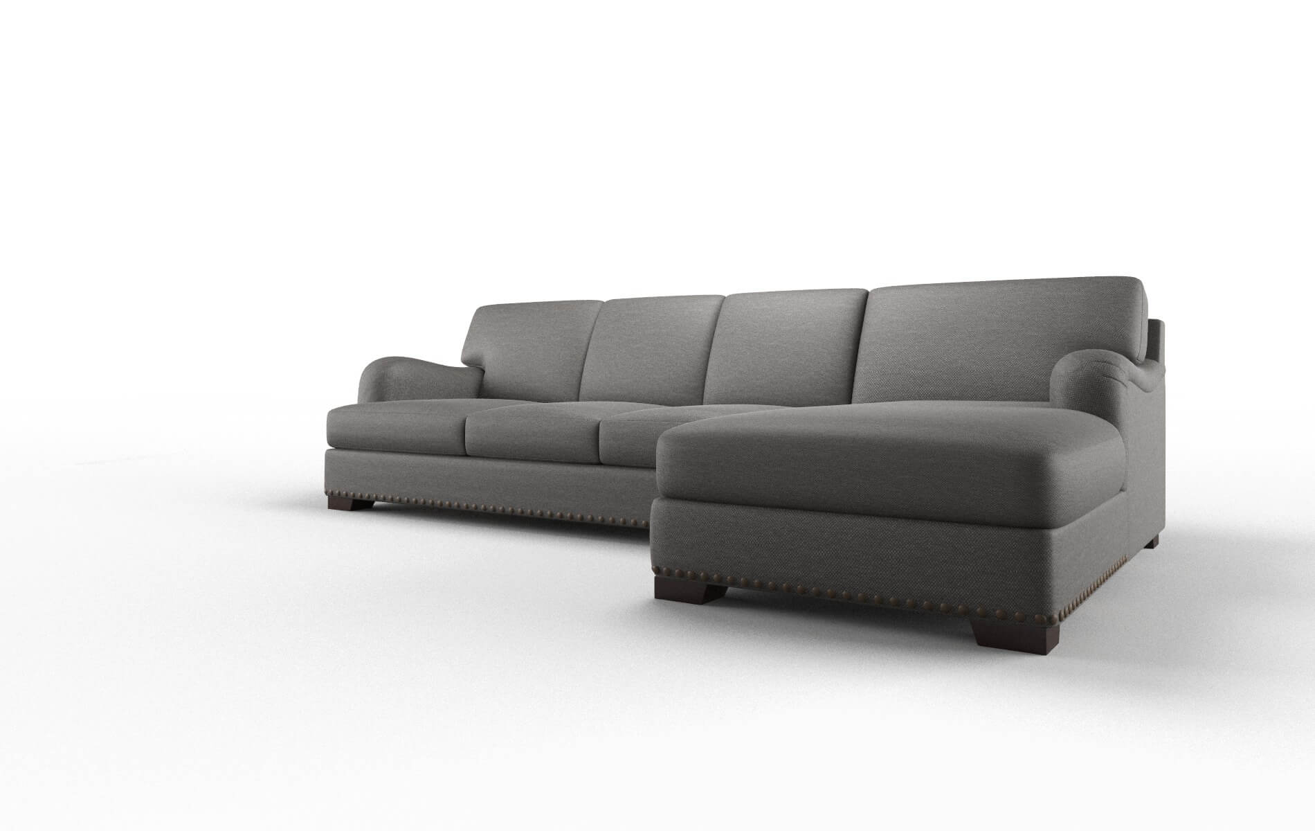 Brighton Oscar Grey Panel espresso legs 4