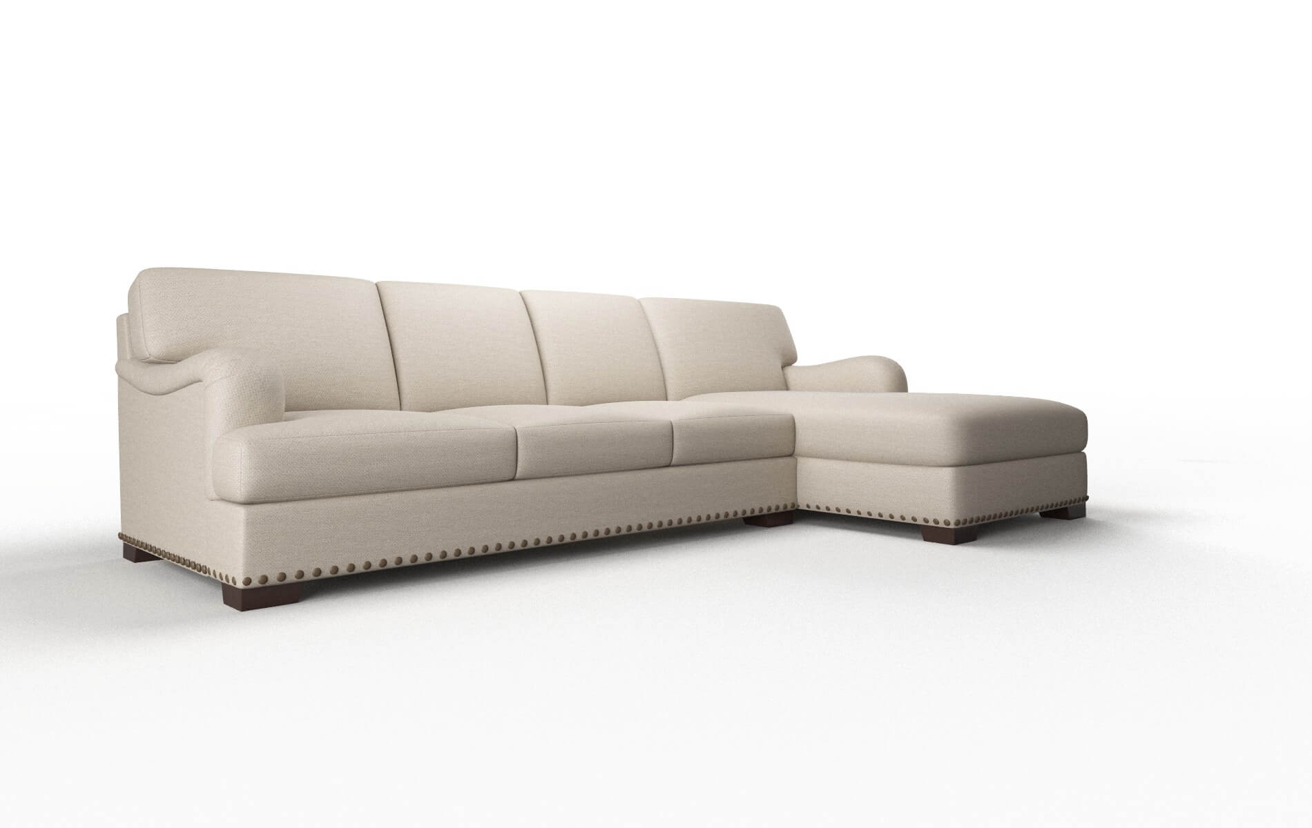 Brighton Oscar Linen Panel espresso legs 2