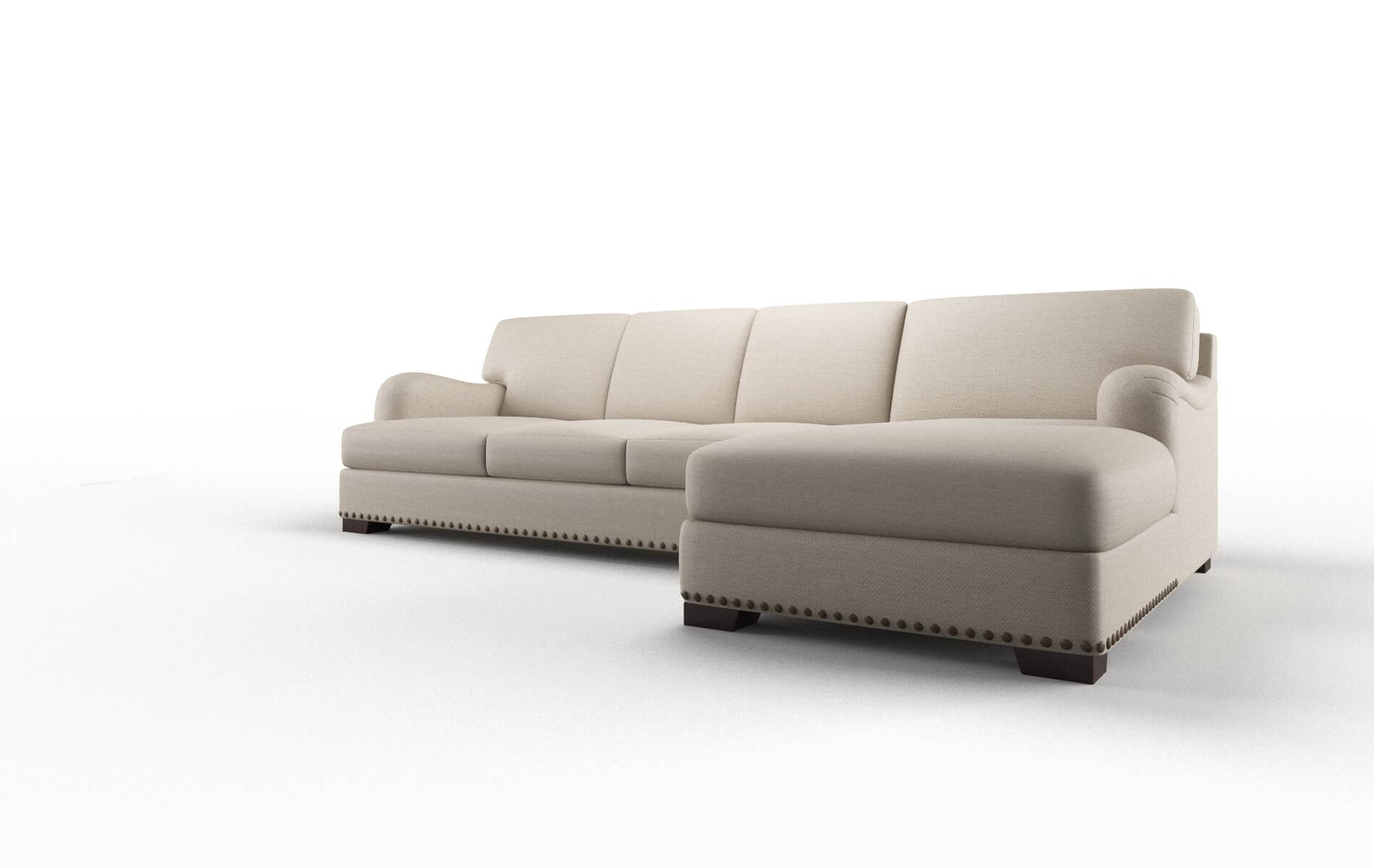 Brighton Oscar Linen Panel espresso legs 4