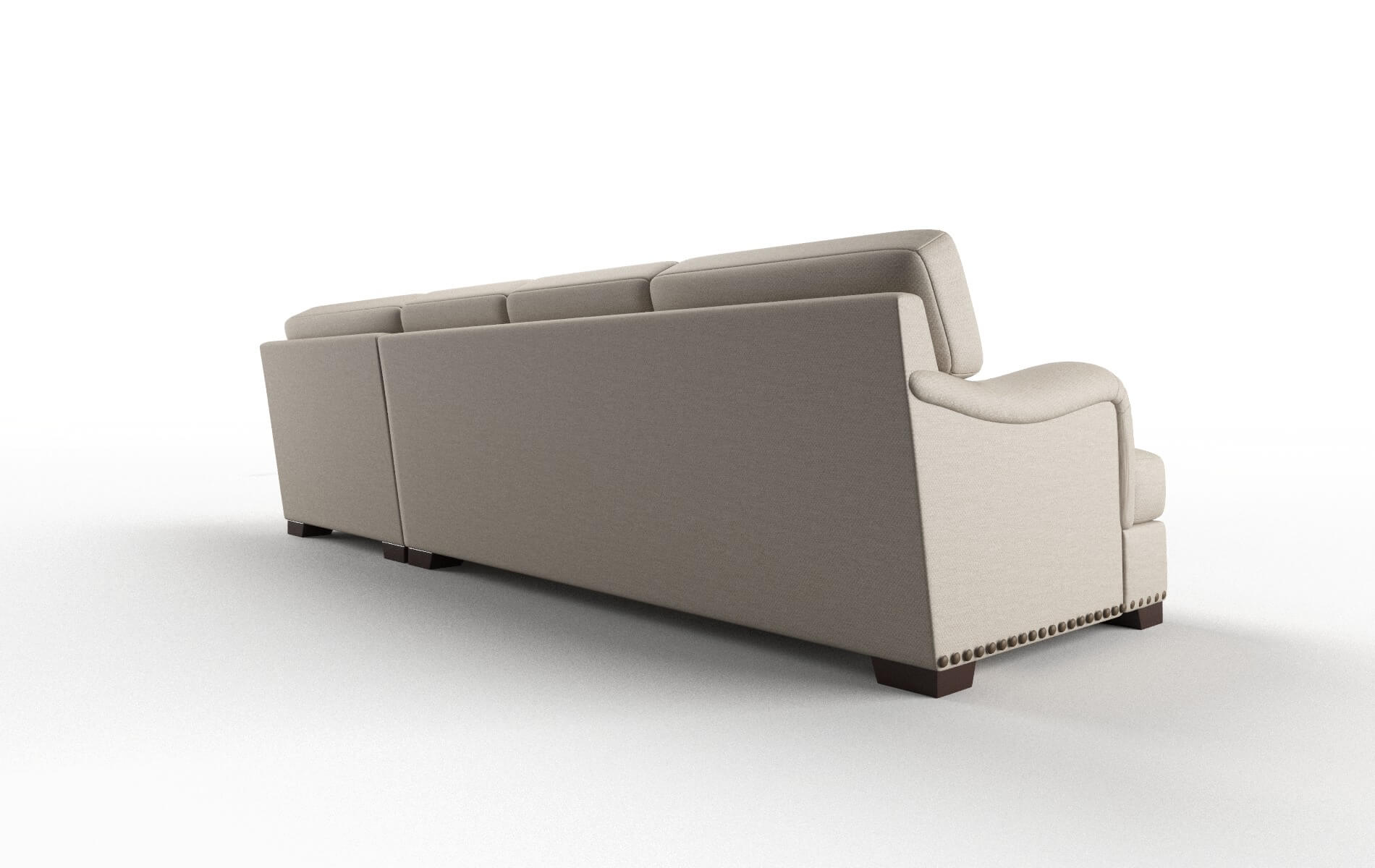 Brighton Oscar Linen Panel espresso legs 5