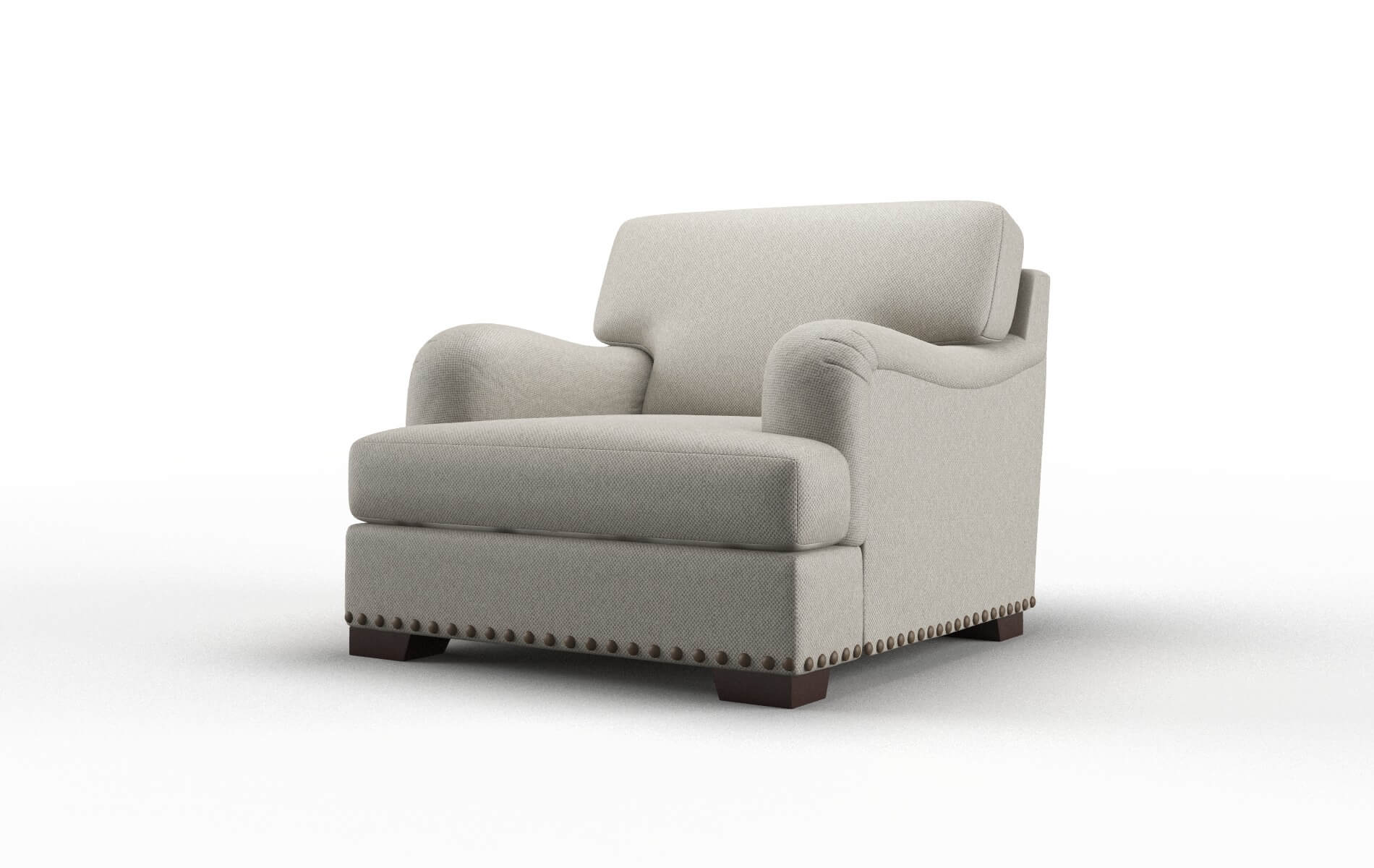 Brighton Oscar Silver Chair espresso legs 4