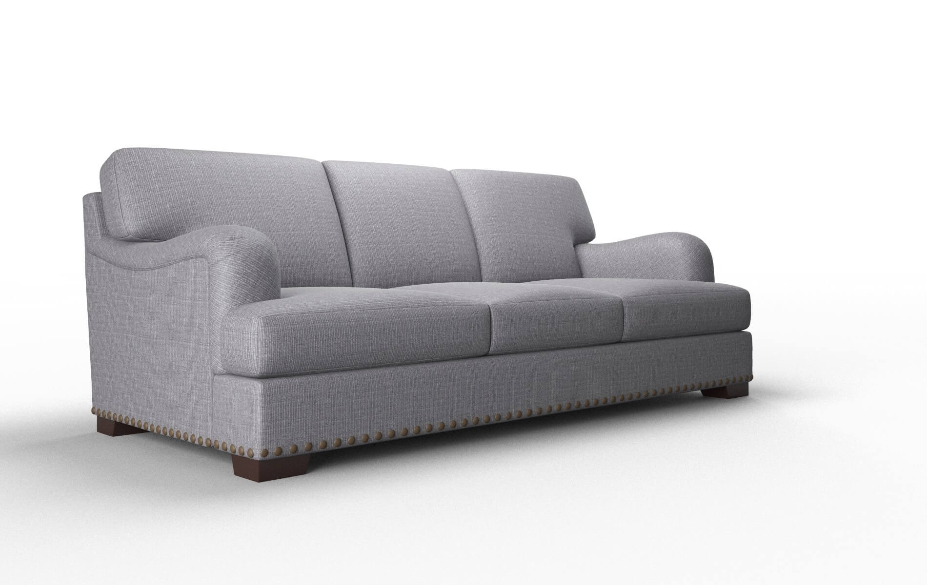 Brighton Parker Ash Sofa espresso legs 2