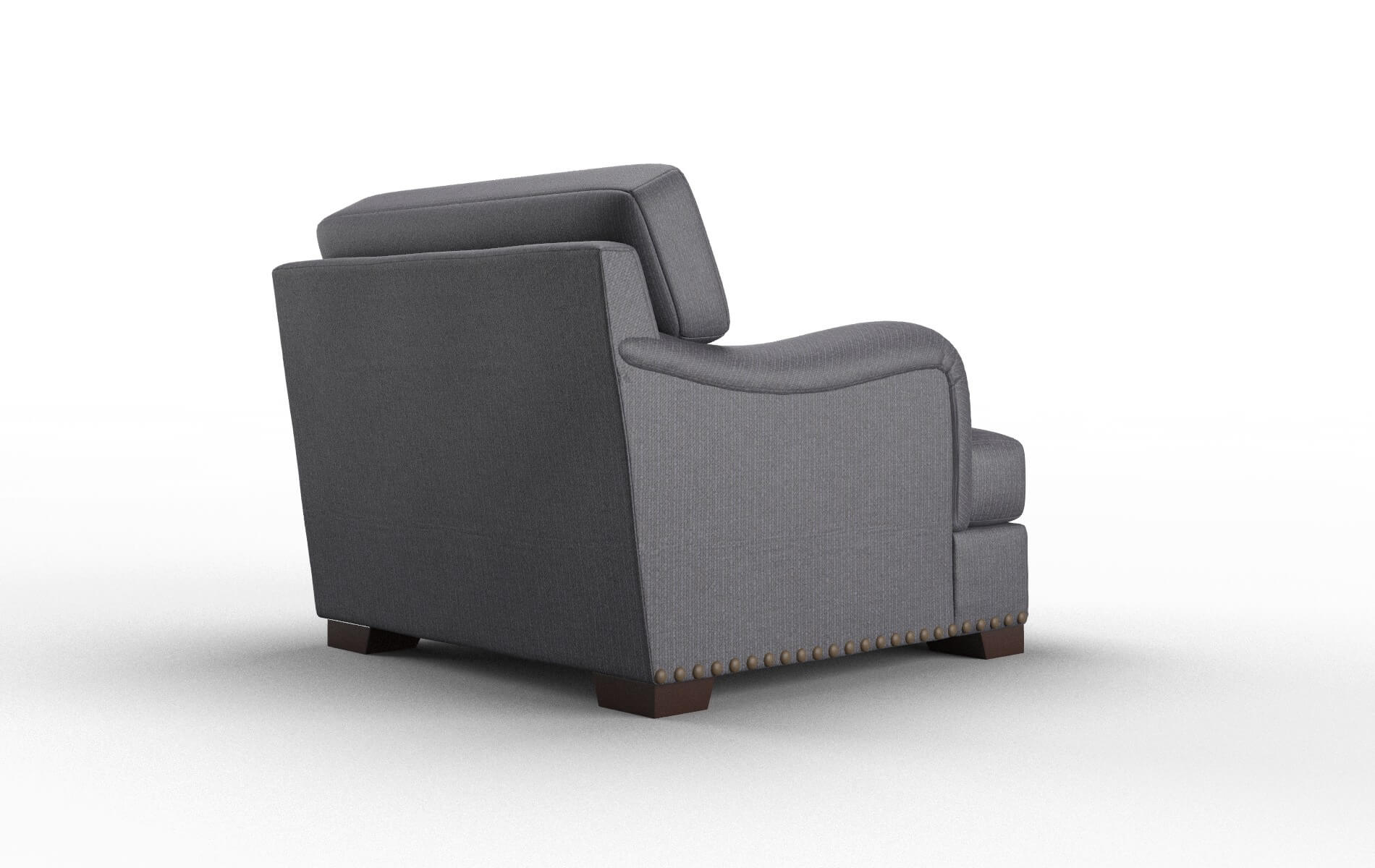 Brighton Parker Charcoal Chair espresso legs 5